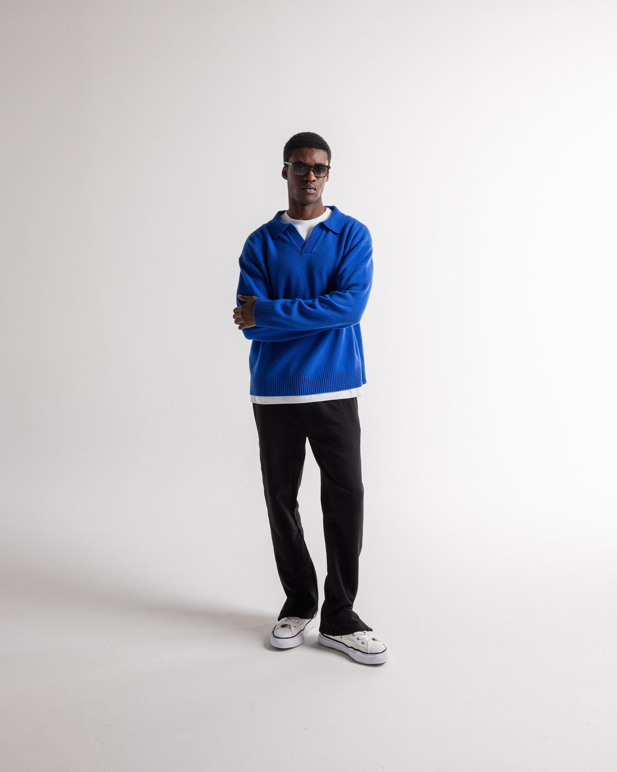 Garçon Knit Sweater Cobalt Blue