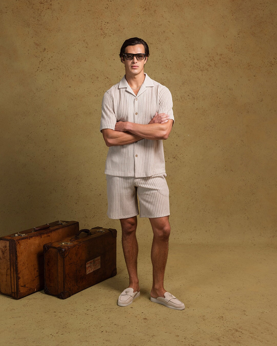 Enzo Shorts Beige