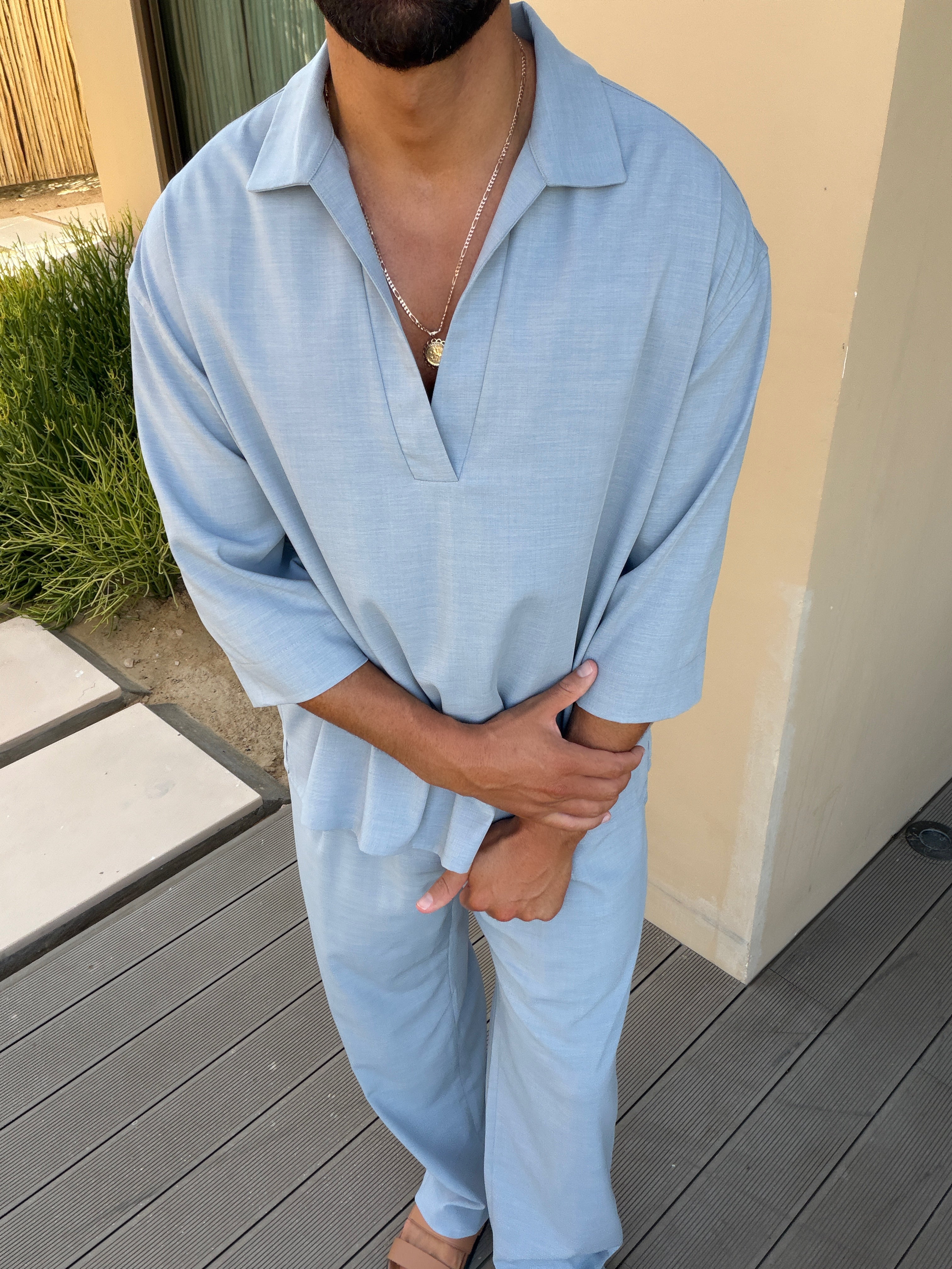 RIVIERA SHIRT SOFT BLUE