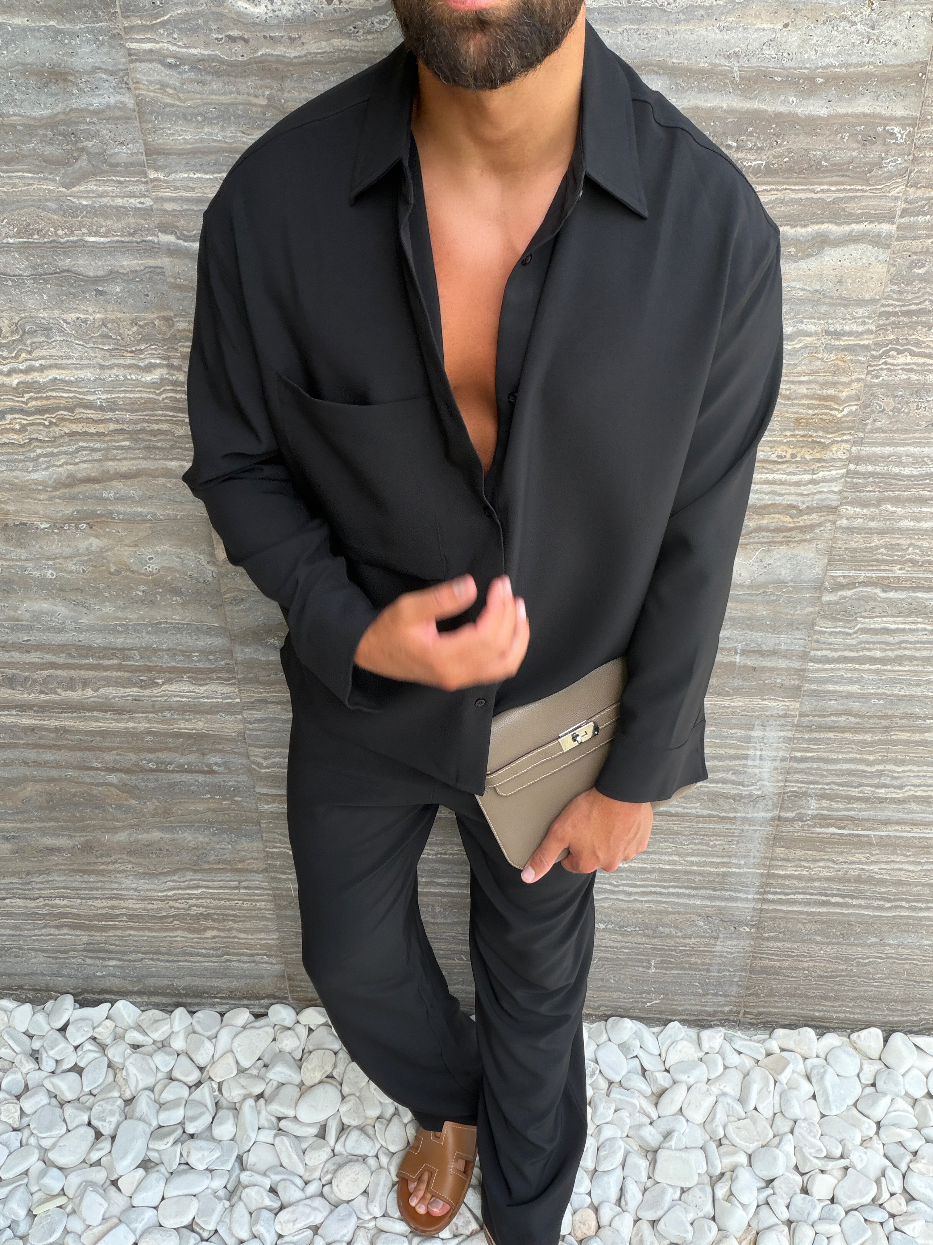 MILOS SHIRT BLACK