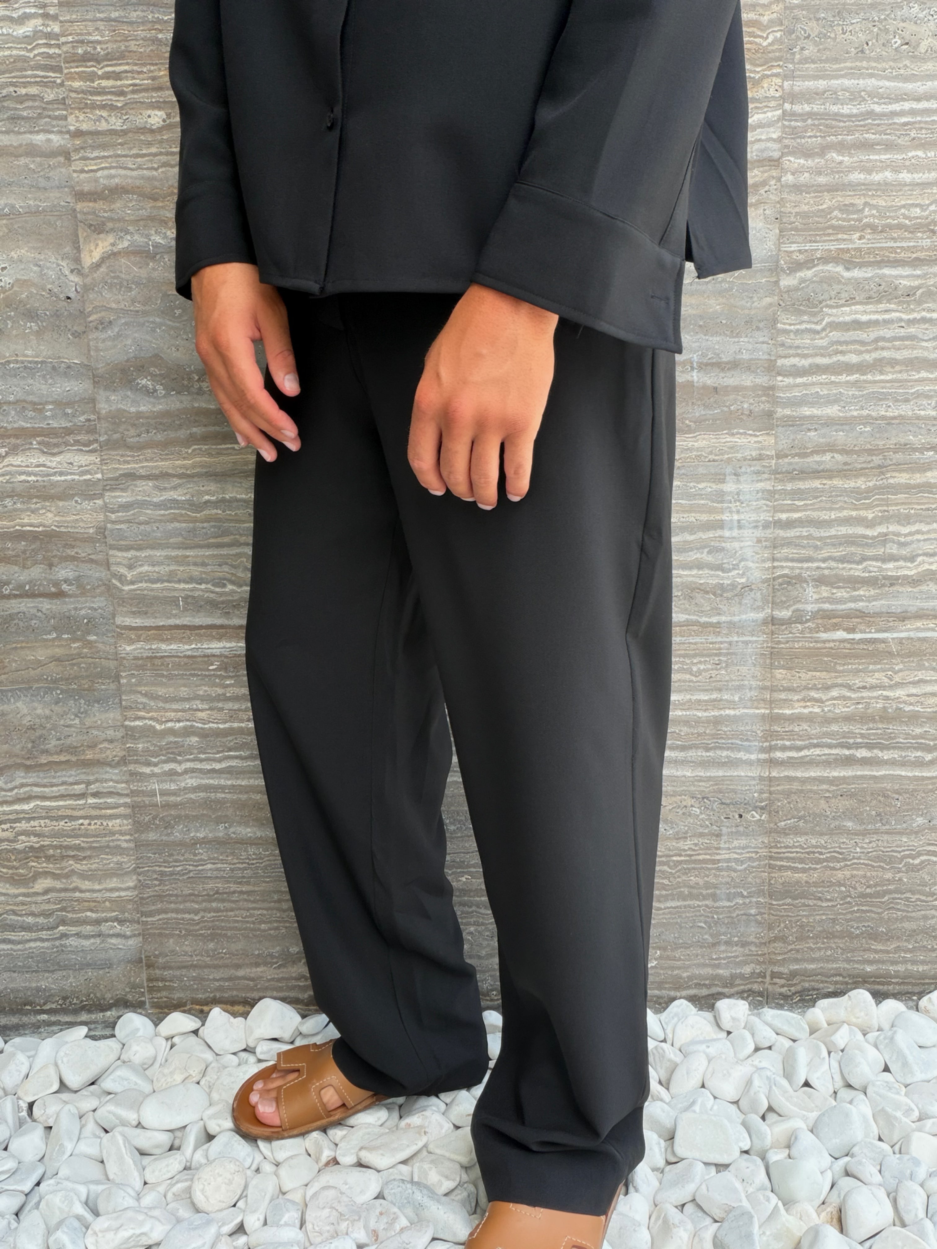 MILOS TROUSER BLACK