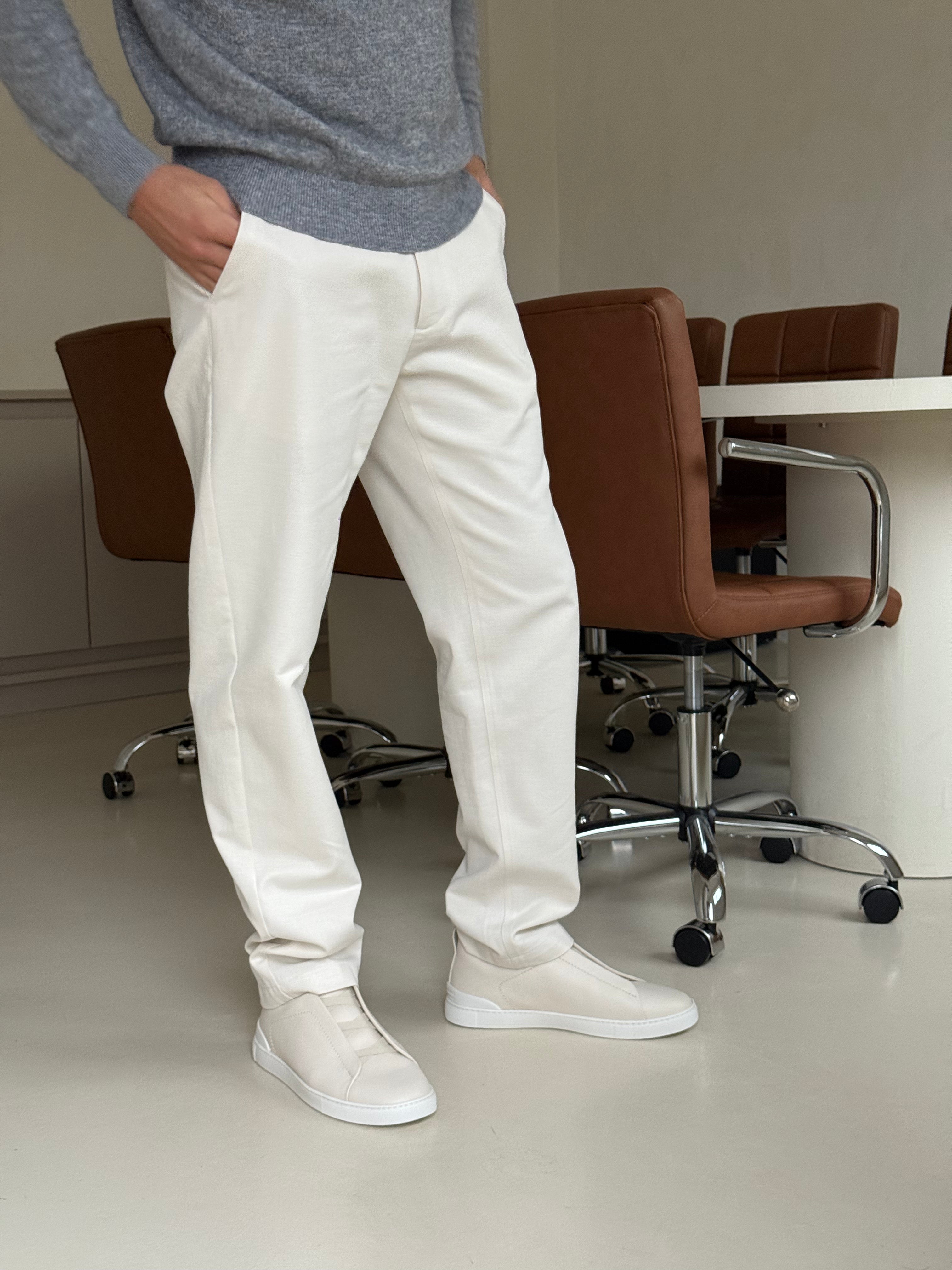 CLASSIC WOVEN TROUSER STONE