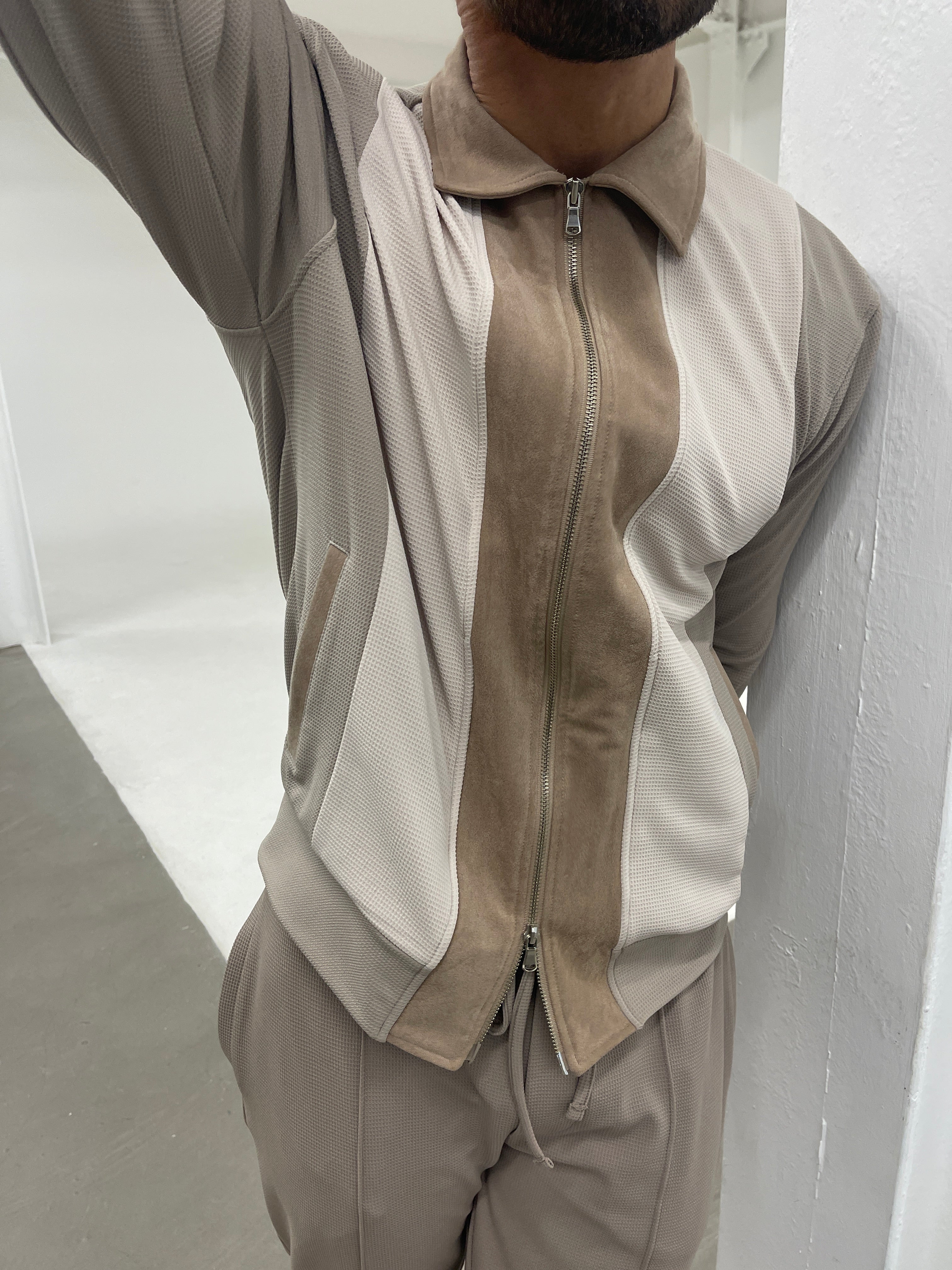 Cruz Zip Jacket Beige