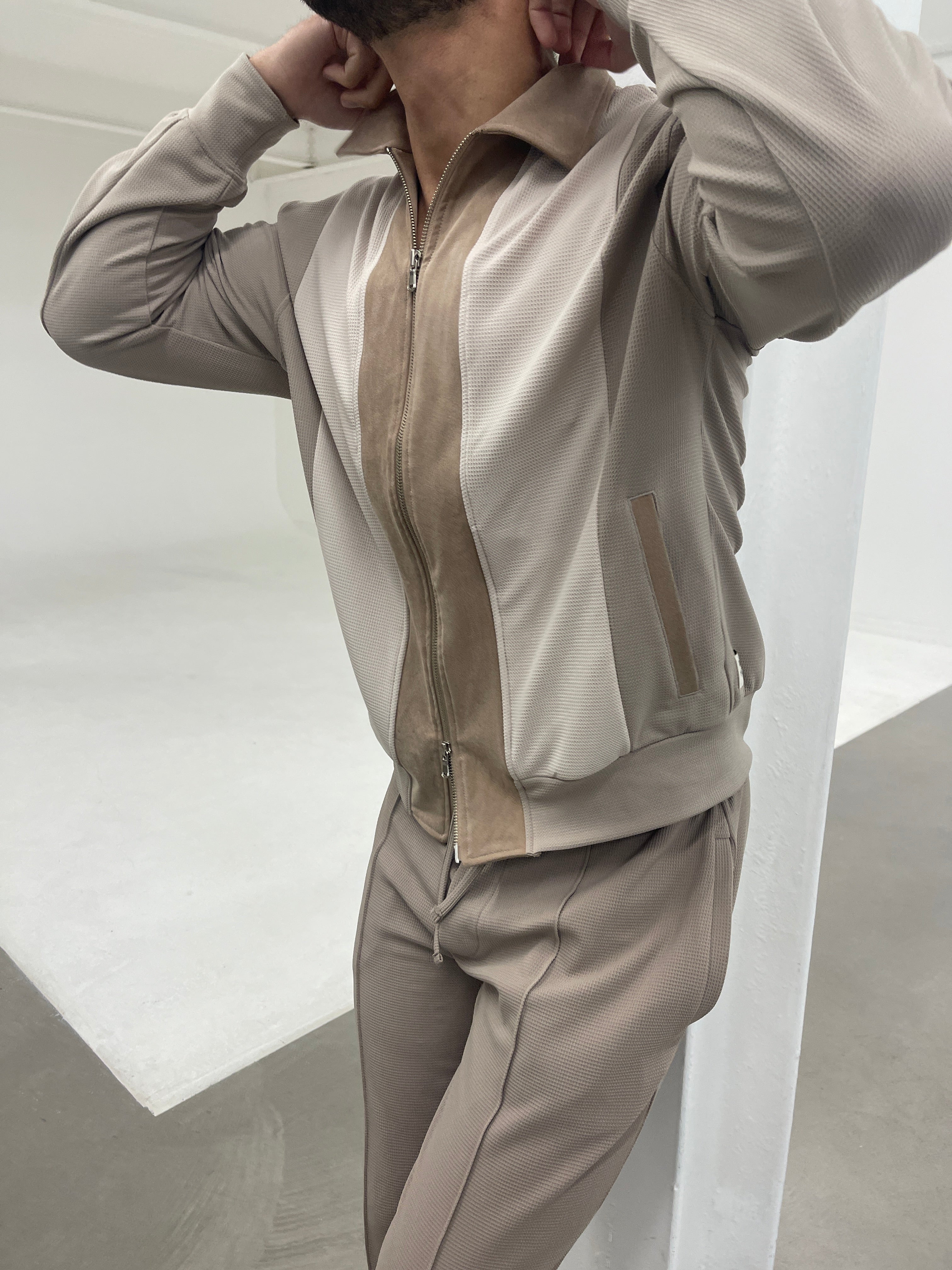 Cruz Zip Jacket Beige