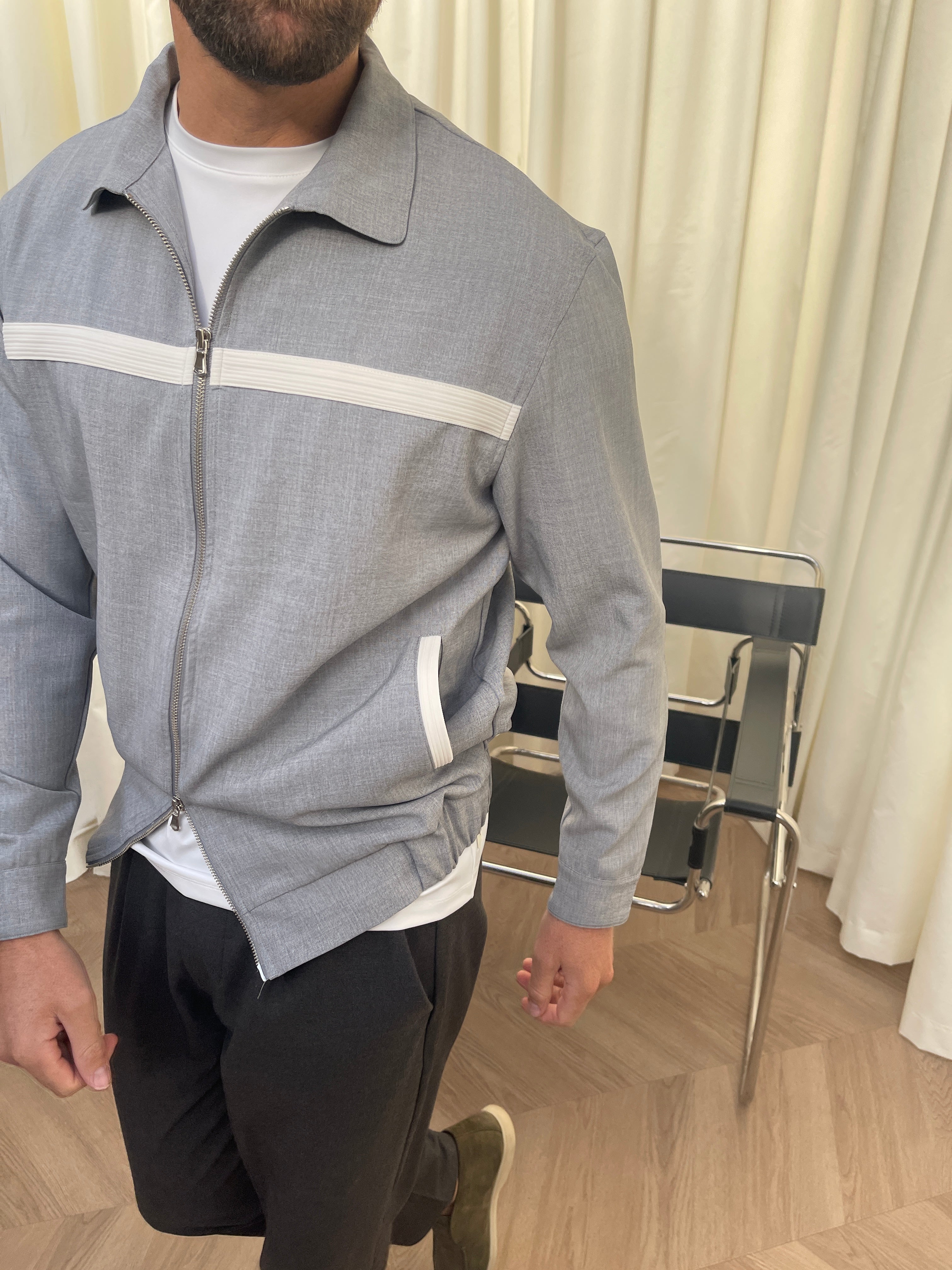 Belford Zip Jacket Grey