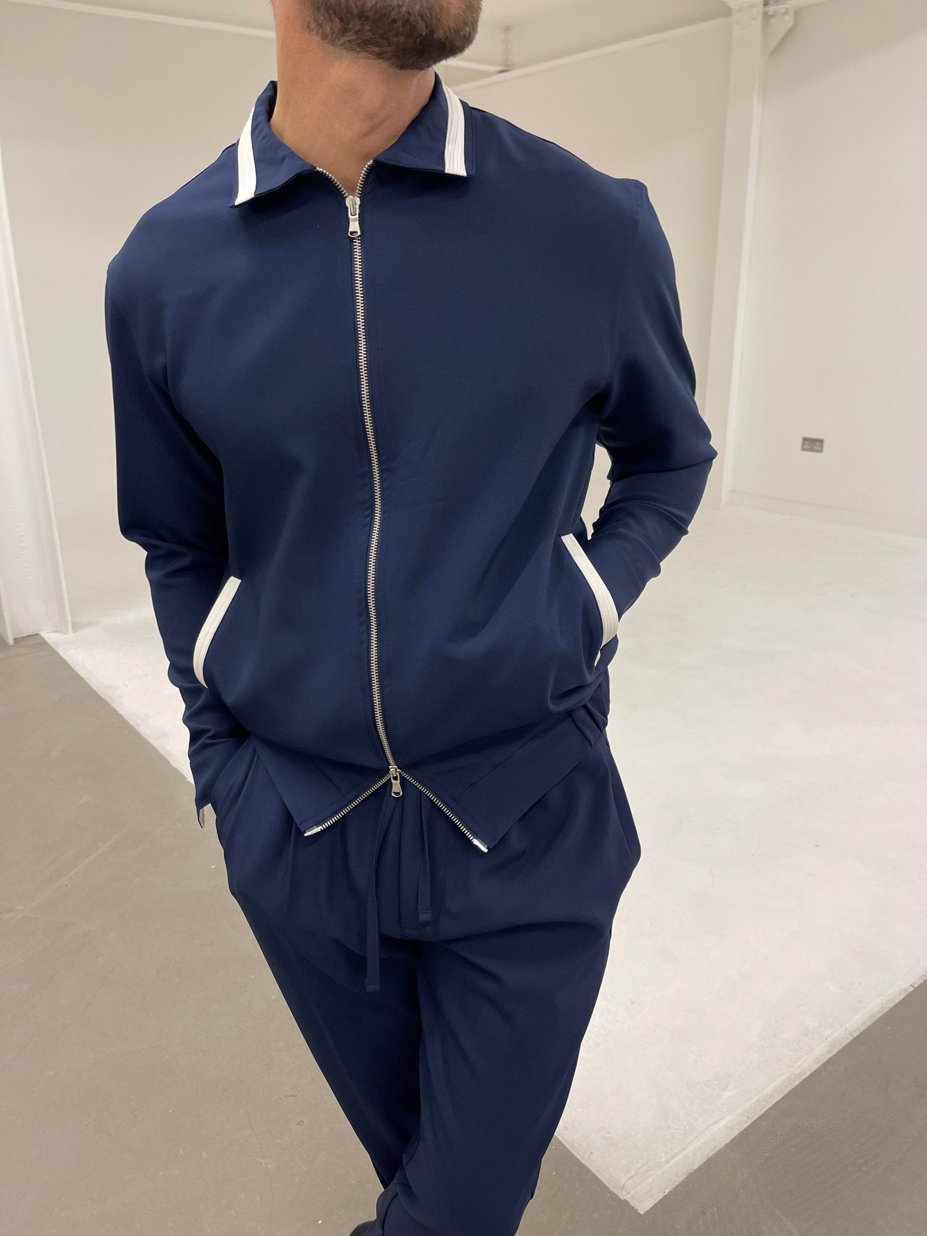 Belford Zip Jacket Navy