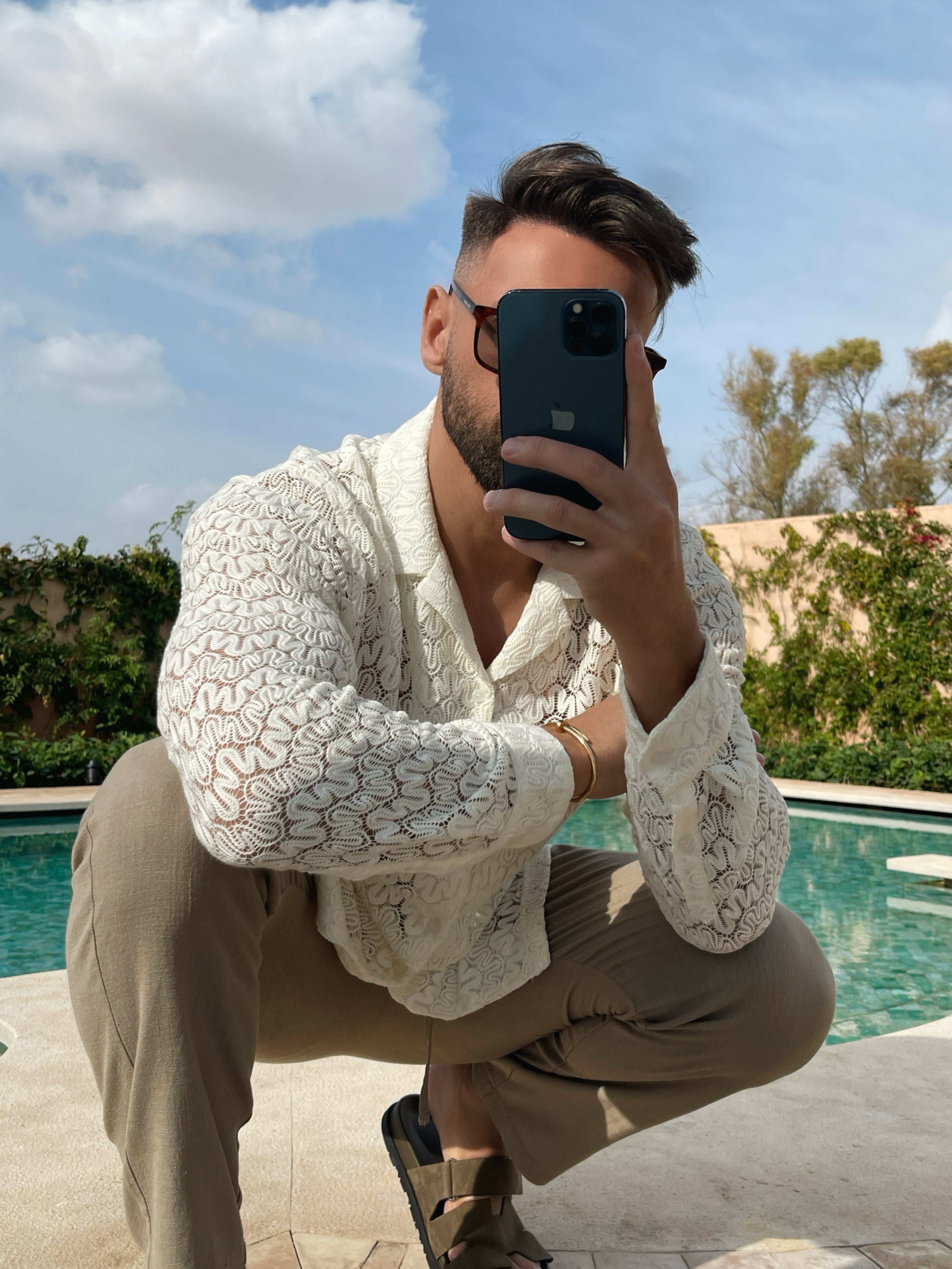 PACO CROCHET SHIRT