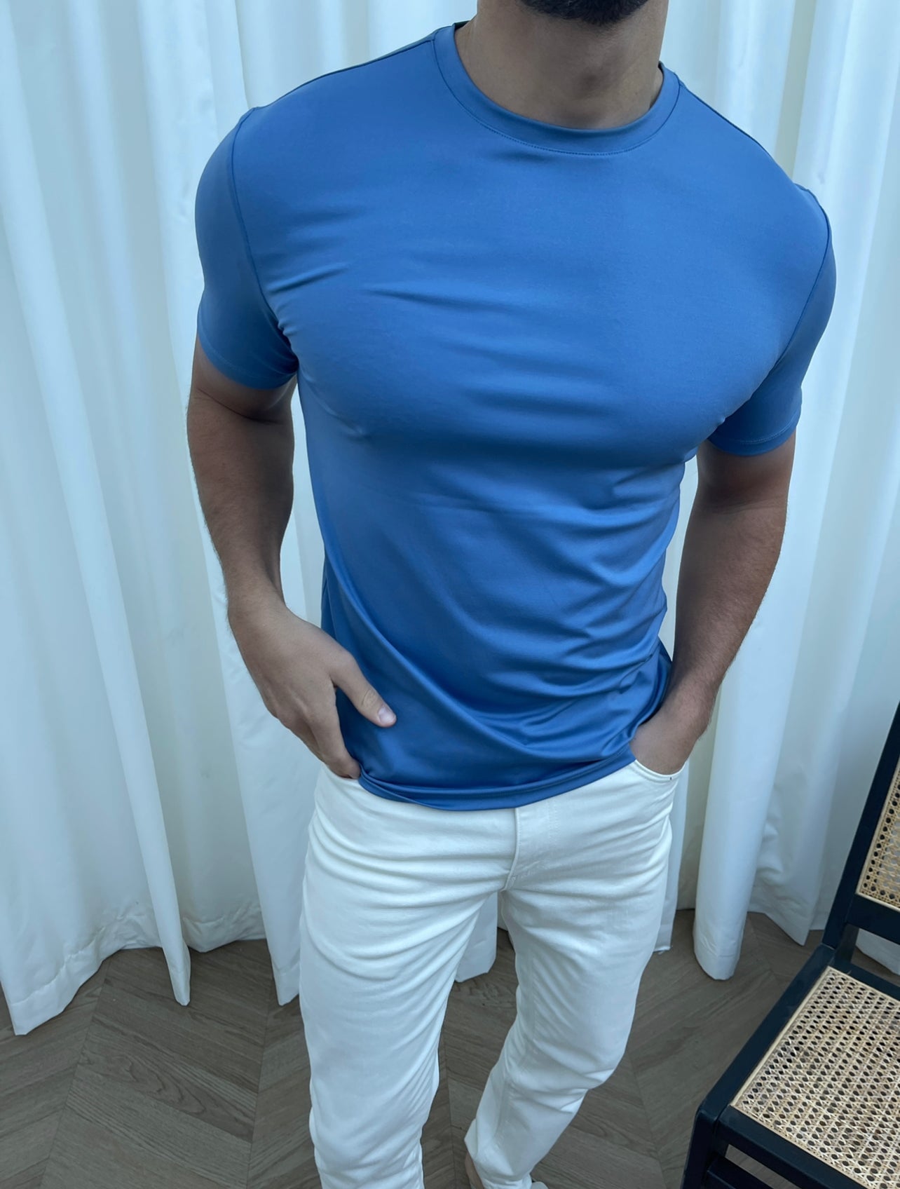 Luxe T-shirt Blue