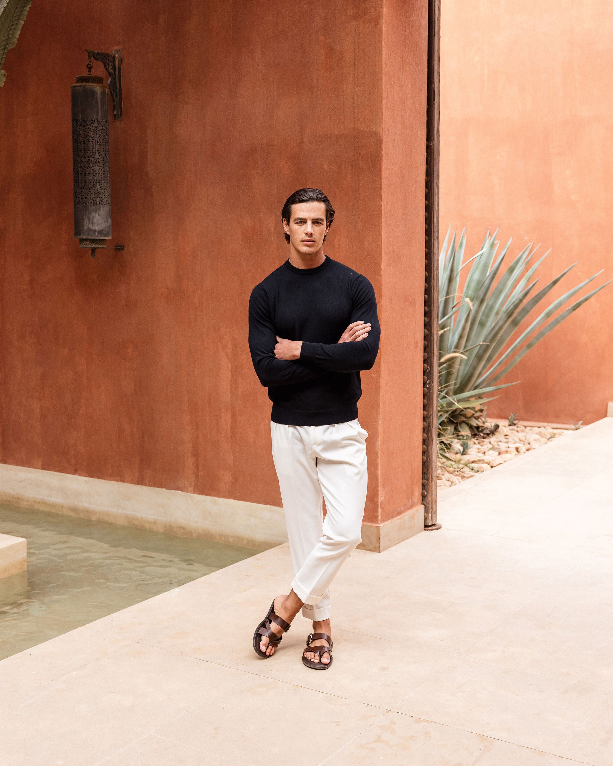 MERINO KNIT CREWNECK BLACK