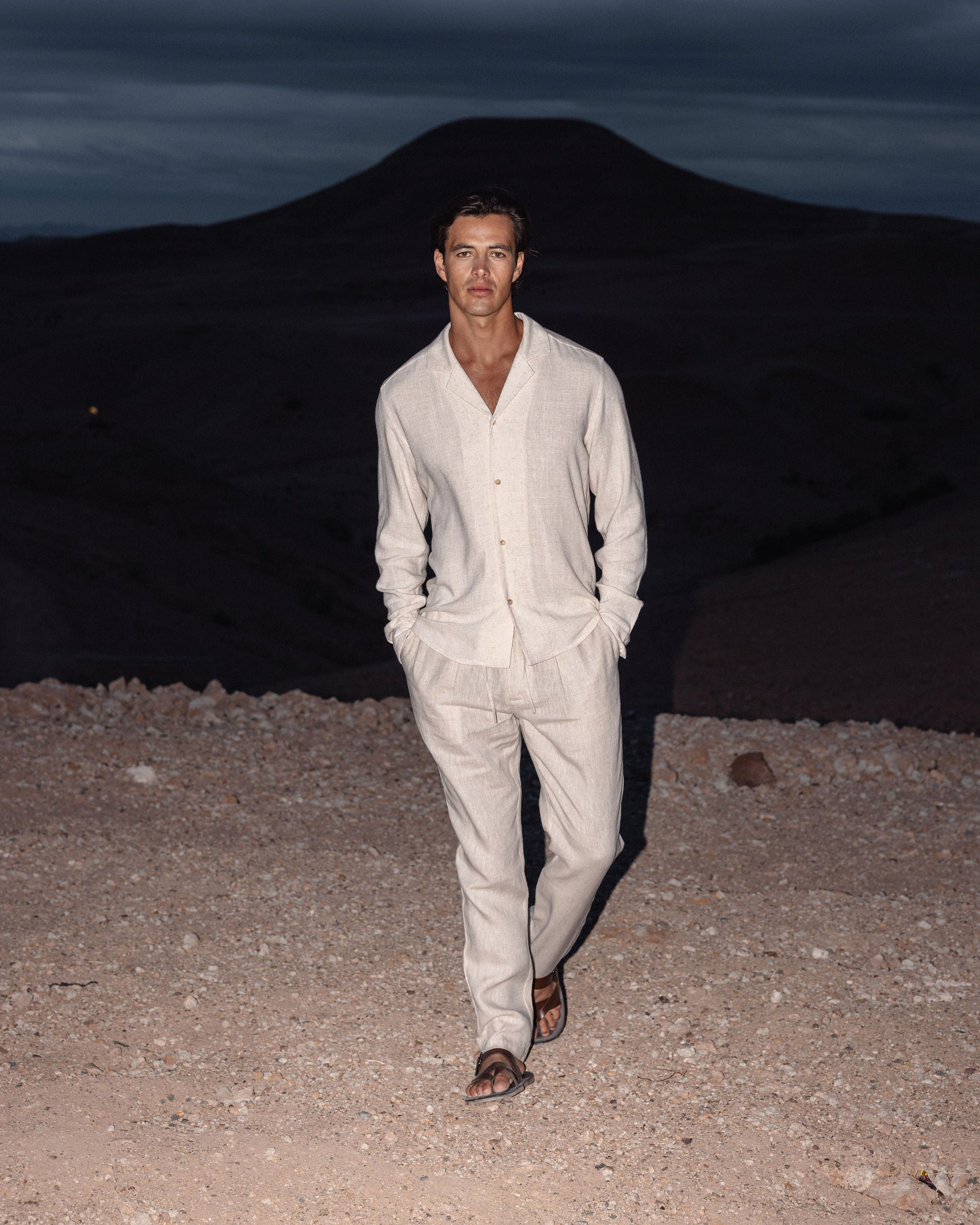 Oatmeal Linen Shirt