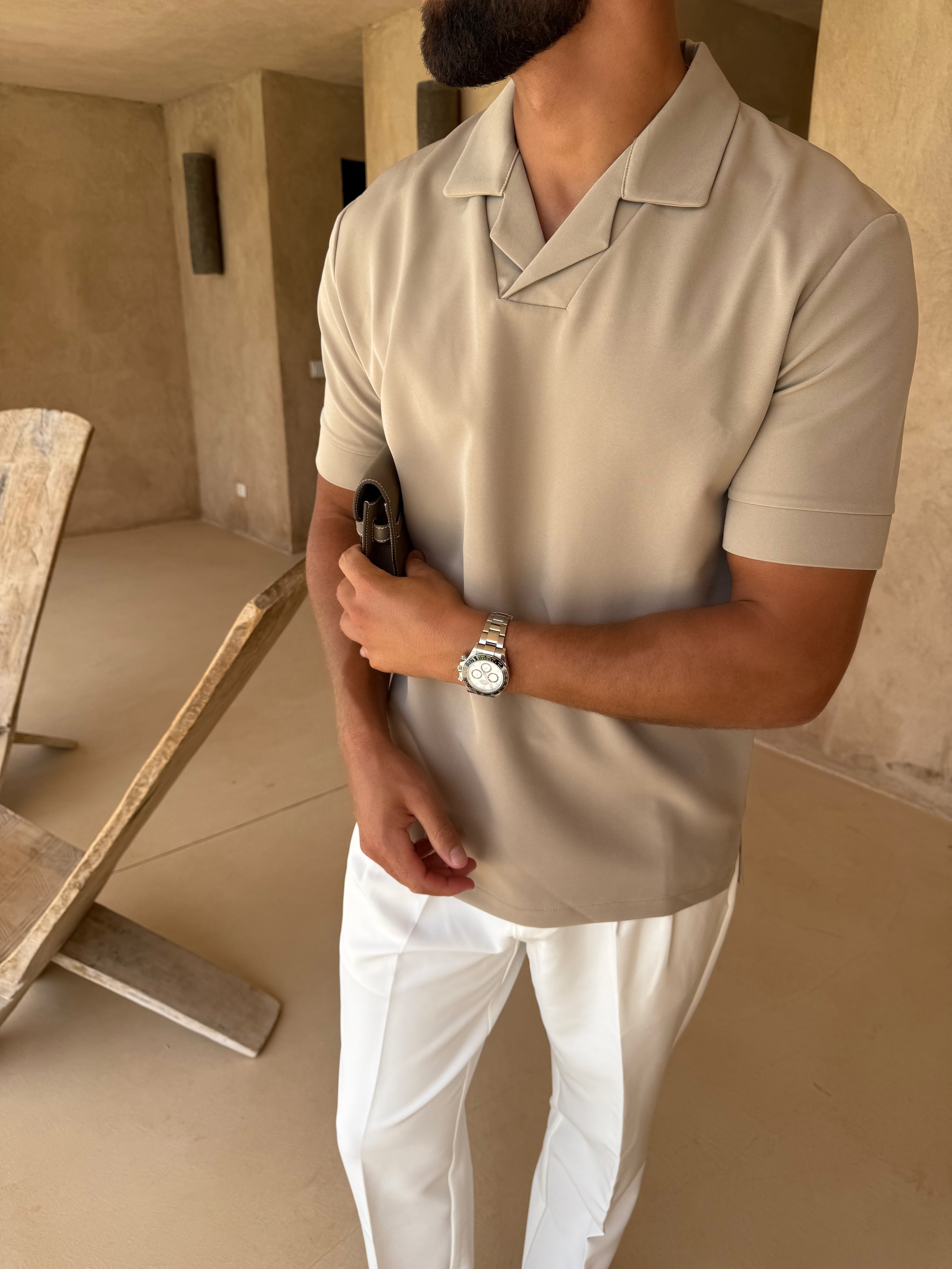 OXFORD POLO TAUPE
