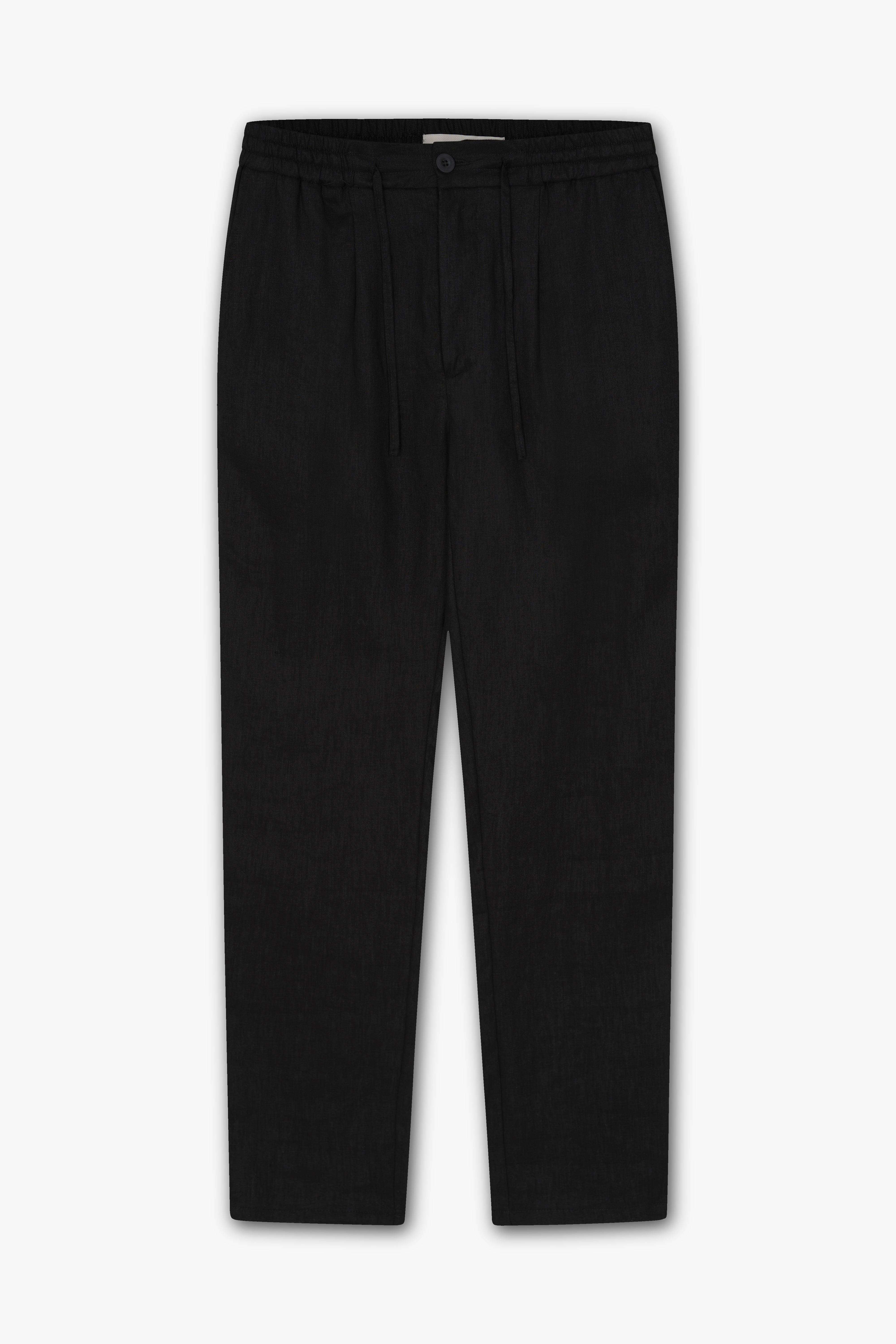 RIVÉ LINEN TROUSER BLACK