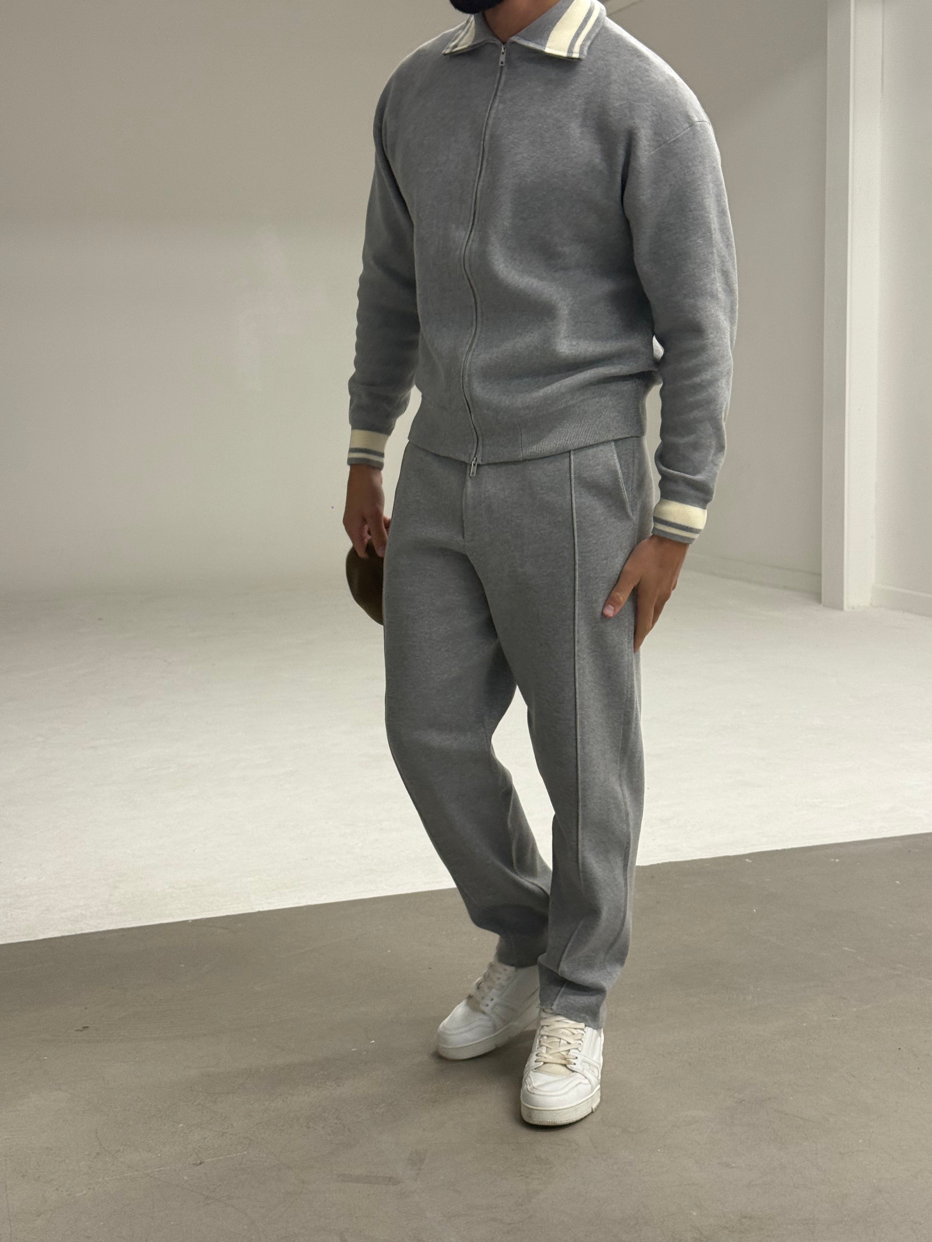 ROCA KNIT JACKET GREY