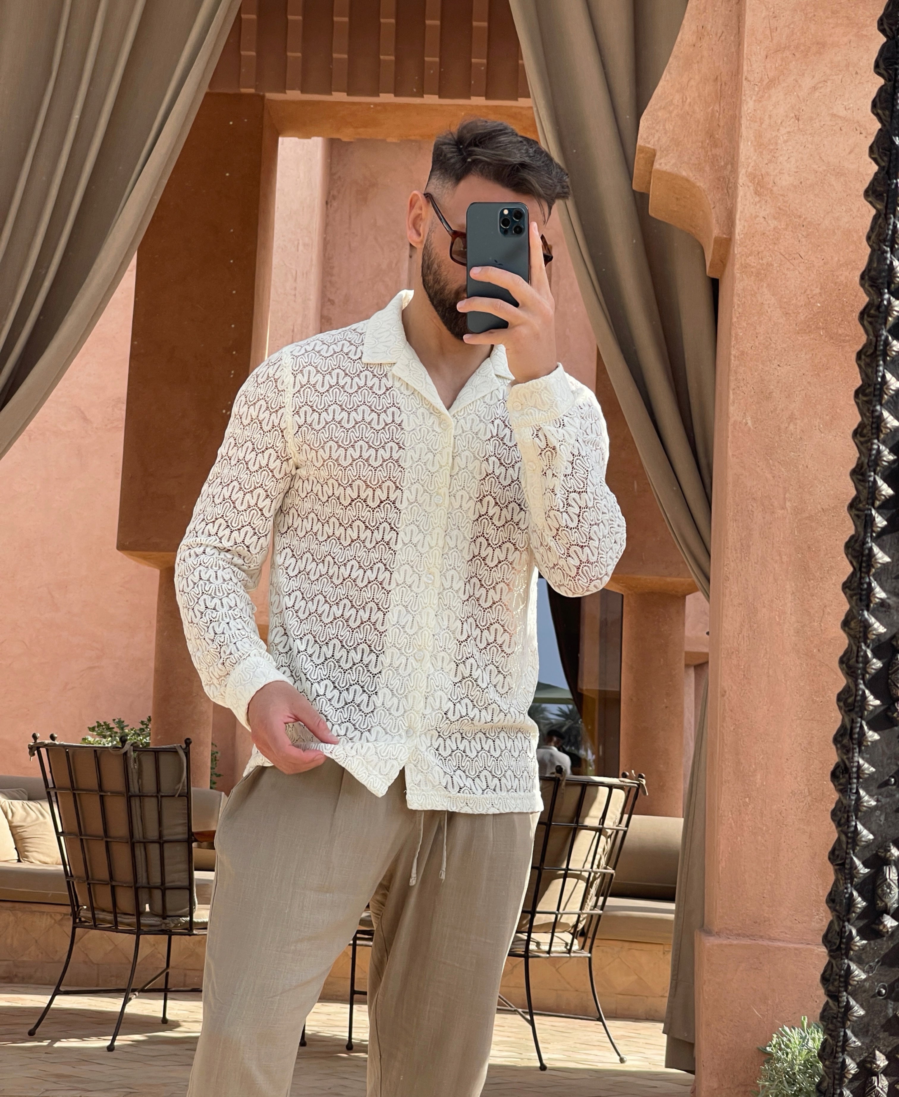 PACO CROCHET SHIRT