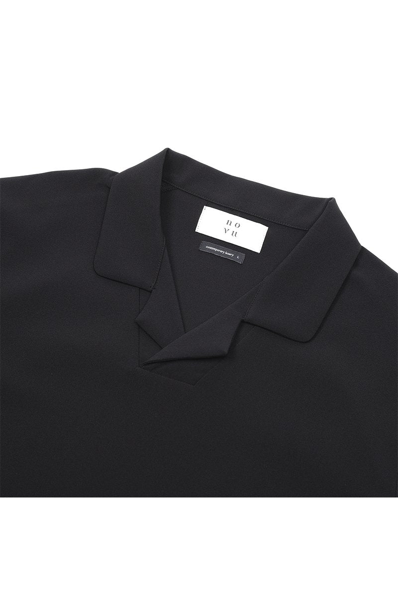 Black Oxford Polo