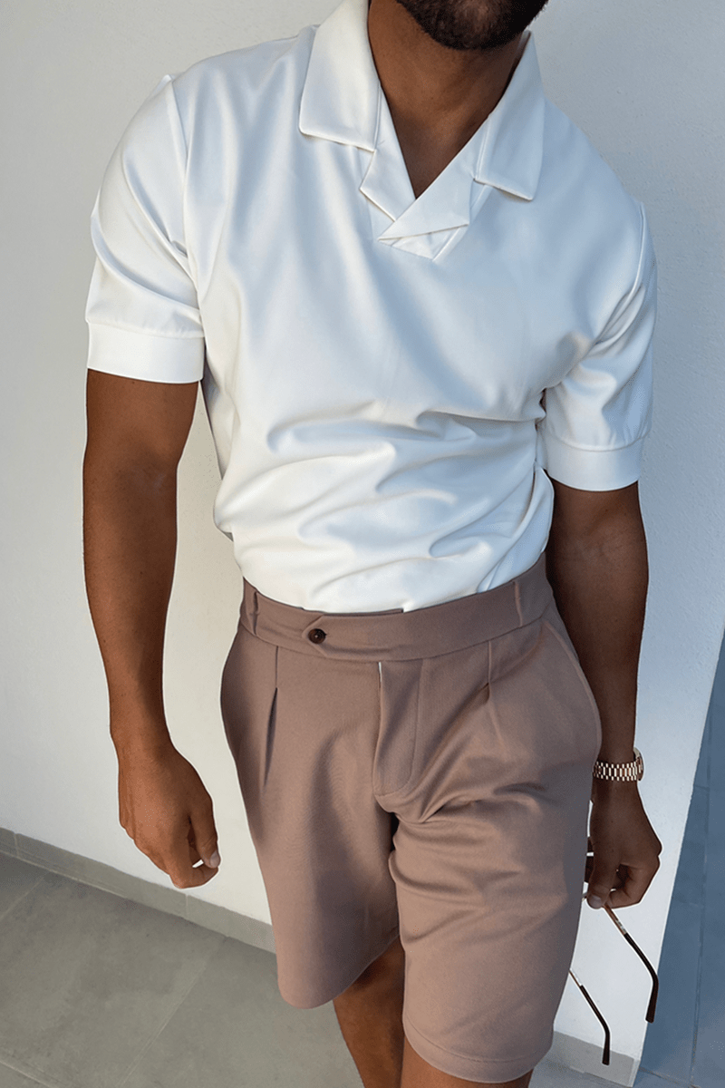 White Oxford Polo