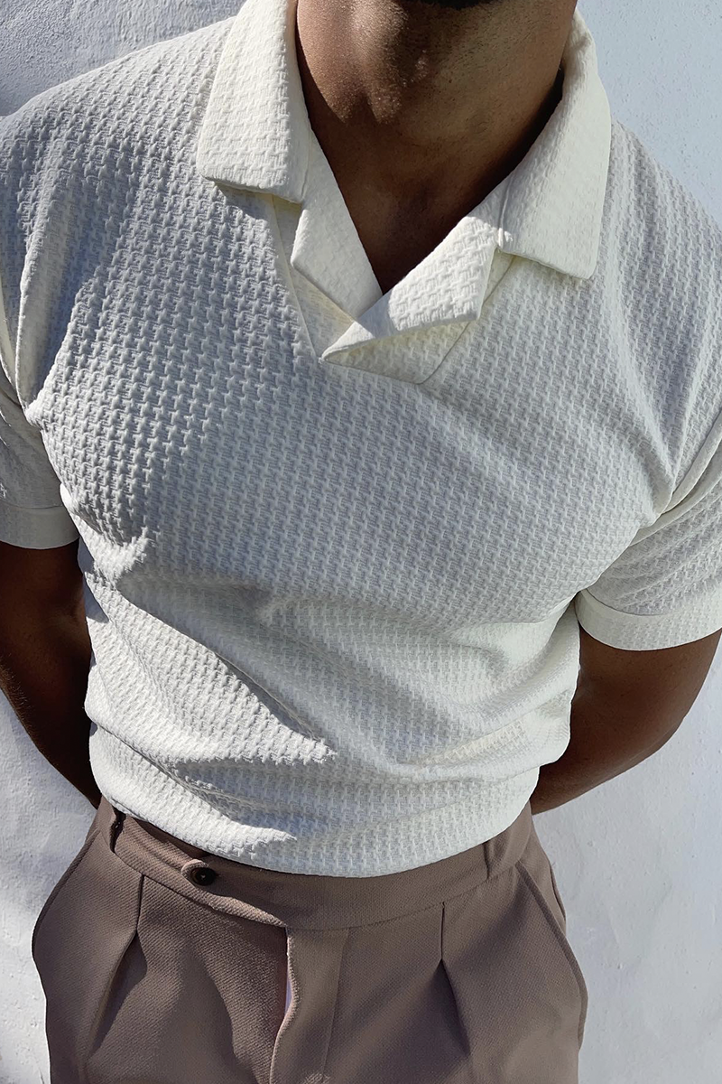 Cream Santino Revere Polo