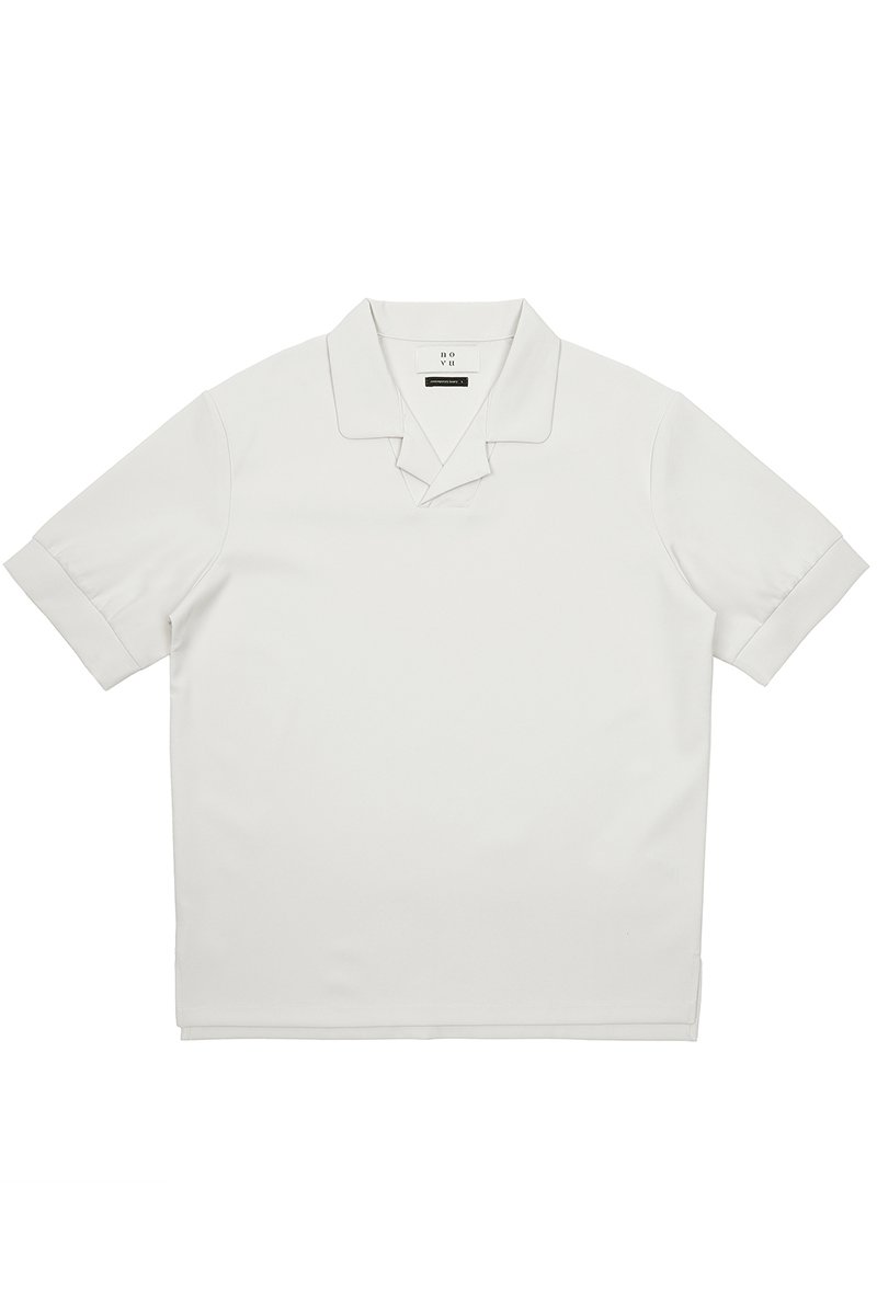 White Oxford Polo