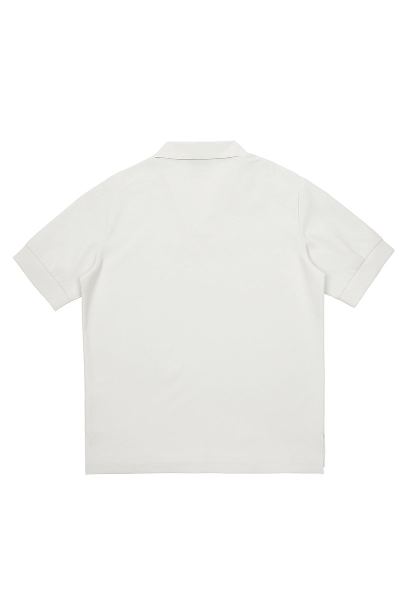 White Oxford Polo