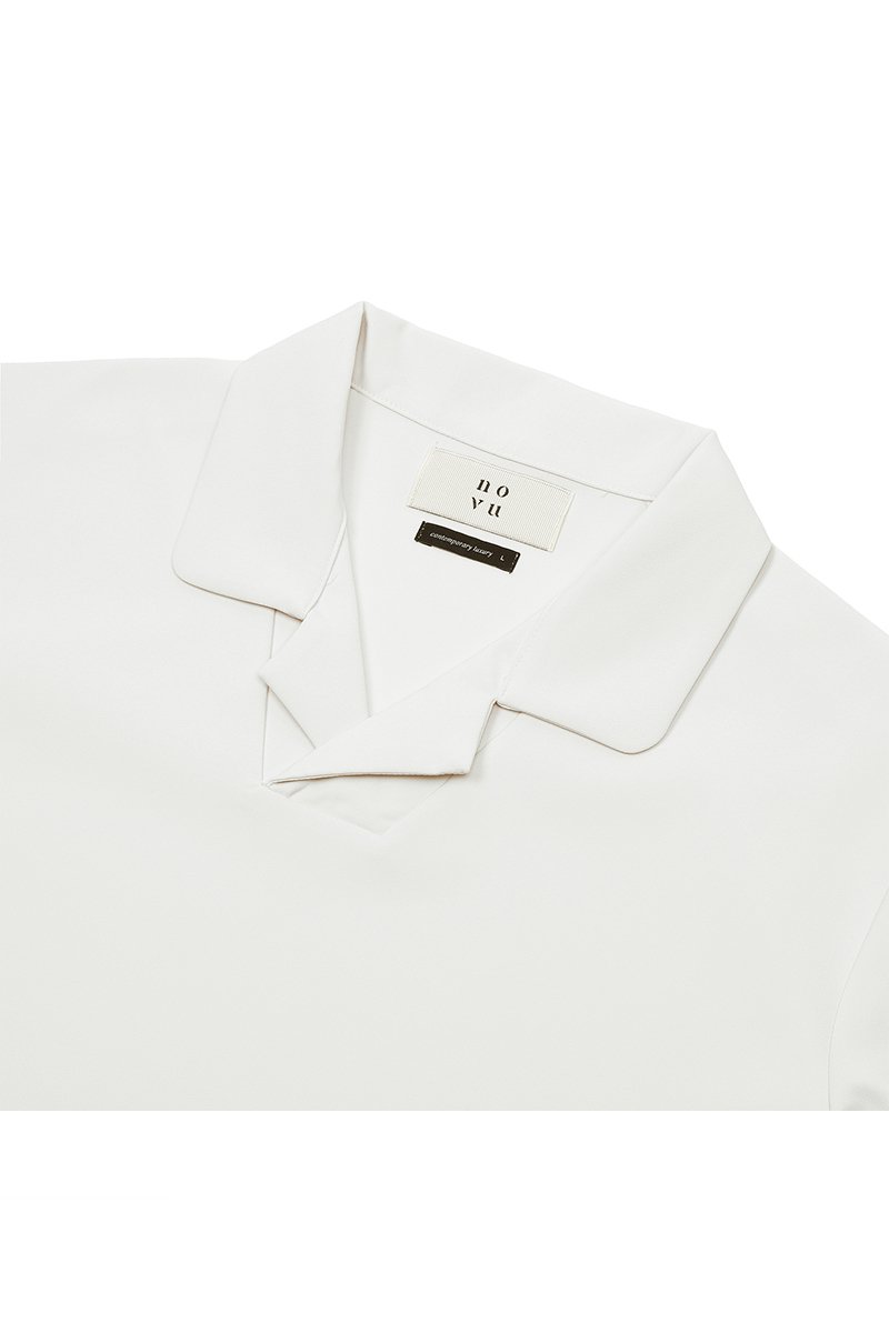 White Oxford Polo