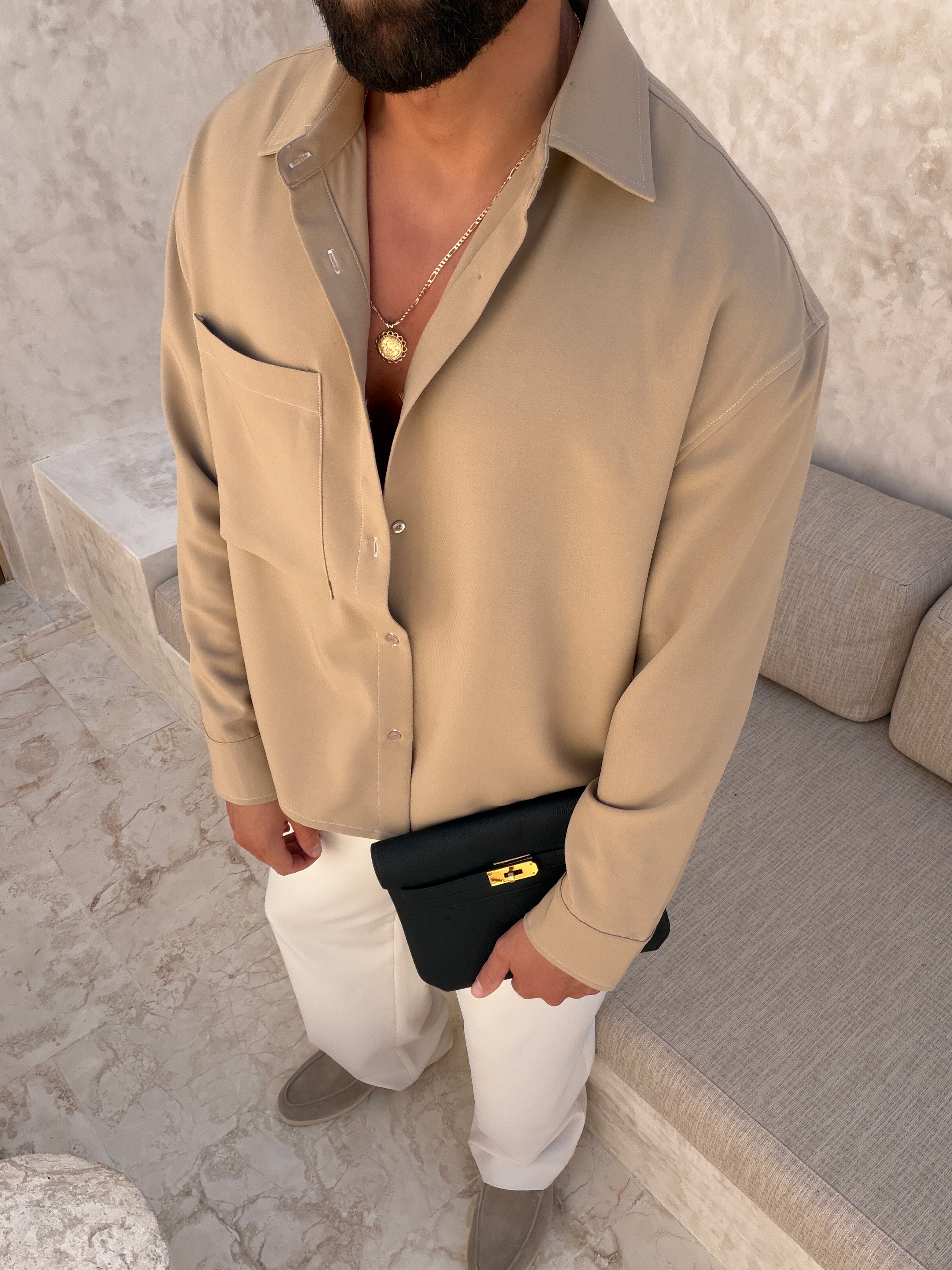 MILOS SHIRT FAWN