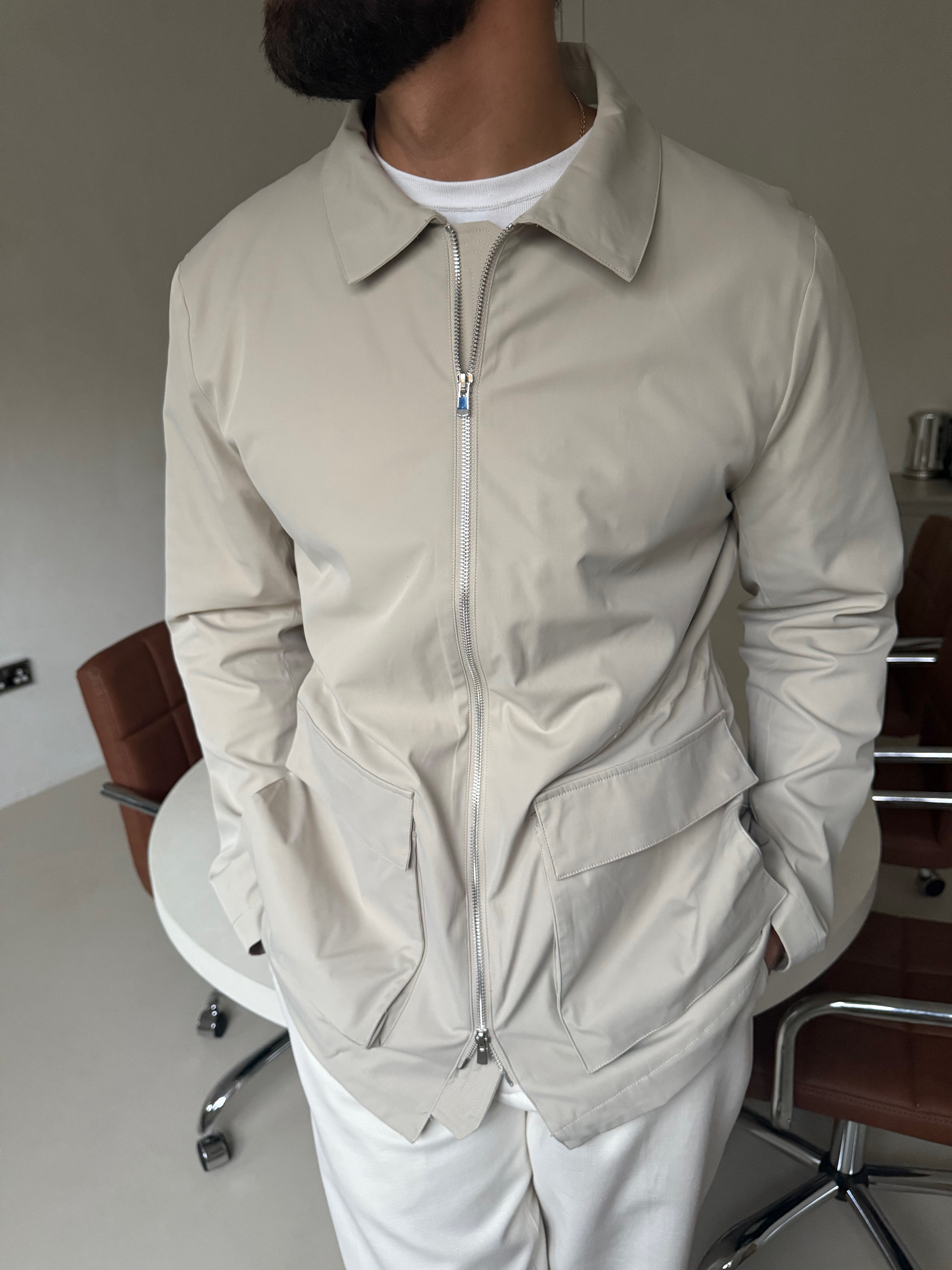 PARKA JACKET STONE