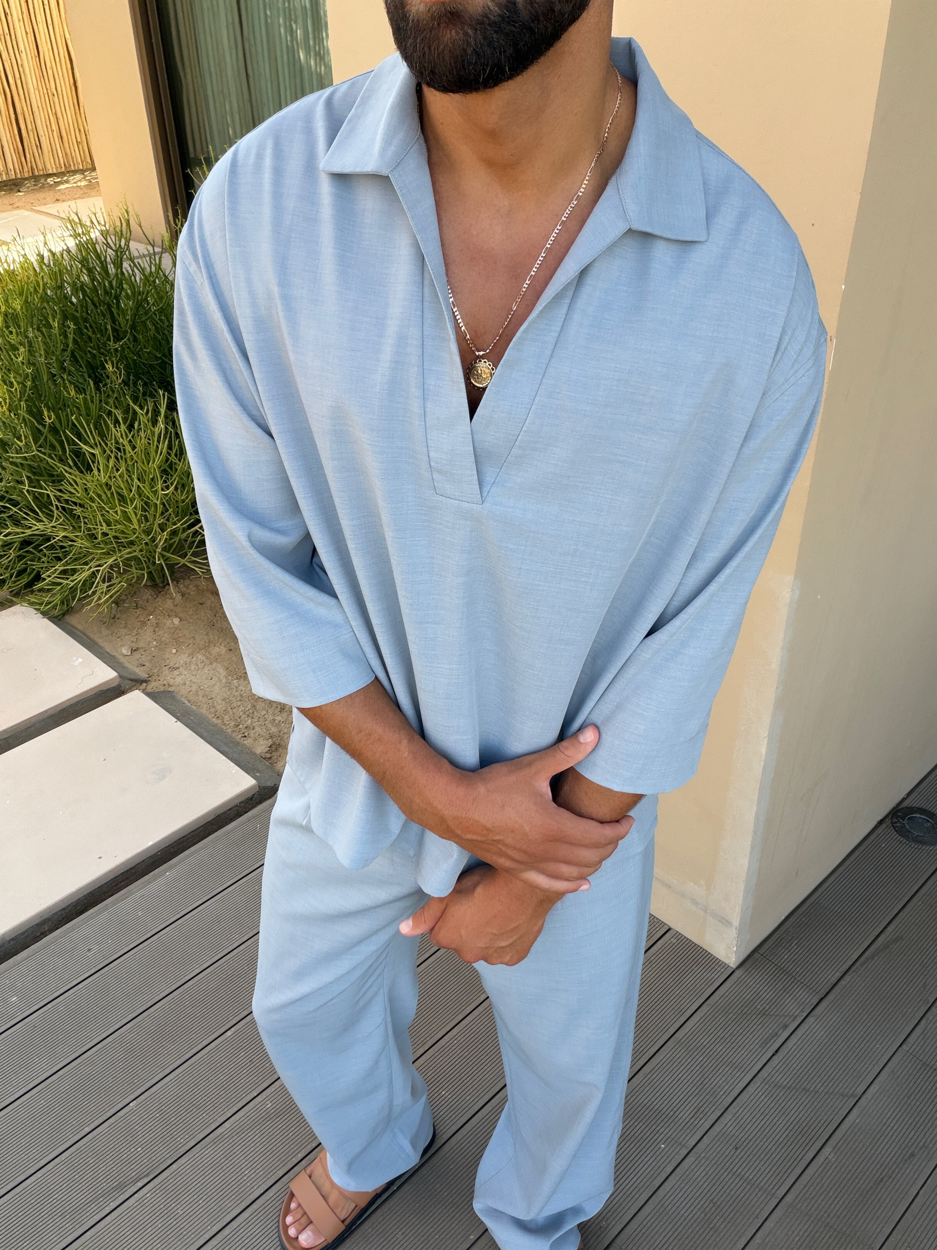 RIVIERA SHIRT SOFT BLUE