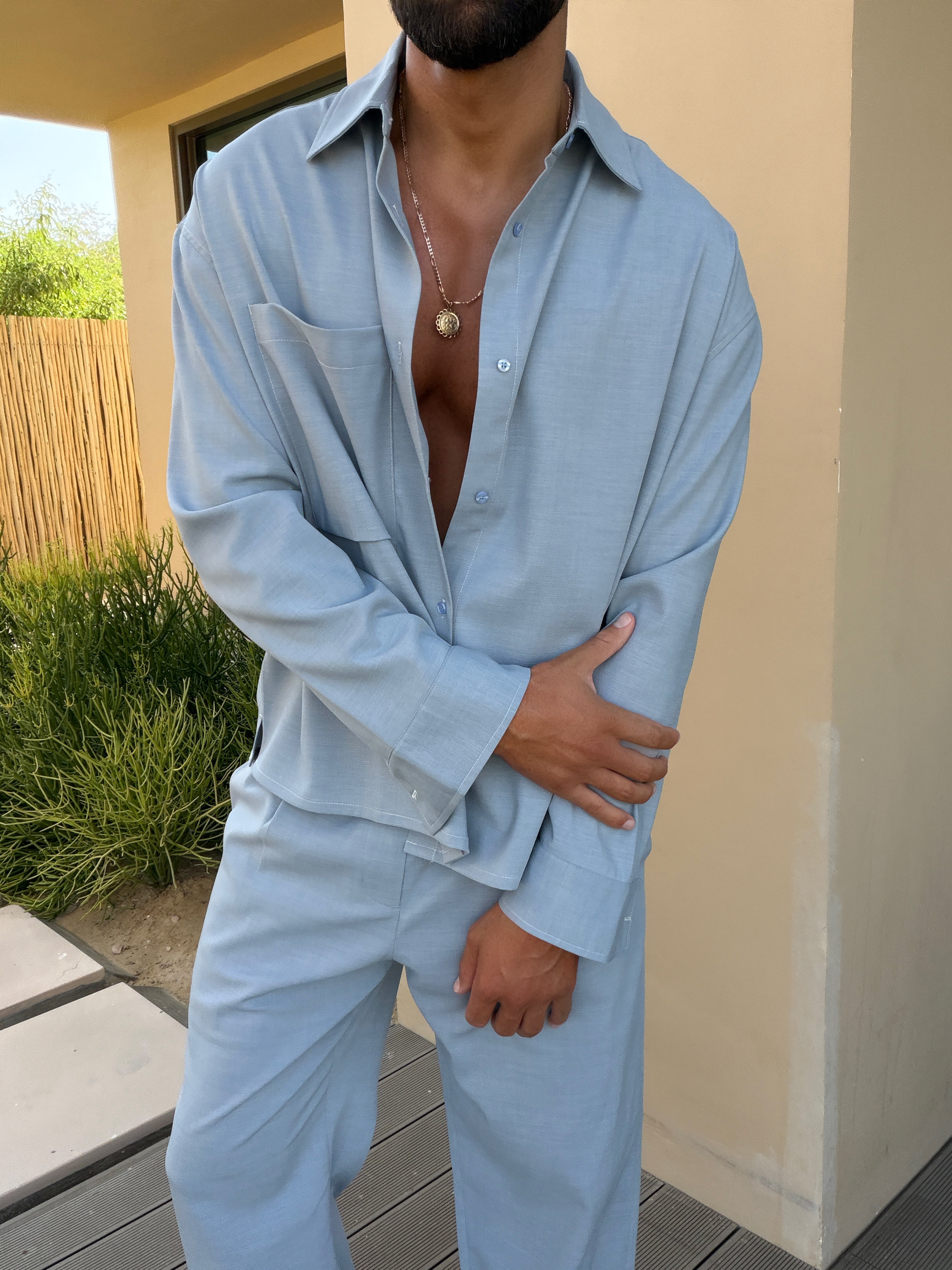 FEDERICO SHIRT SOFT BLUE