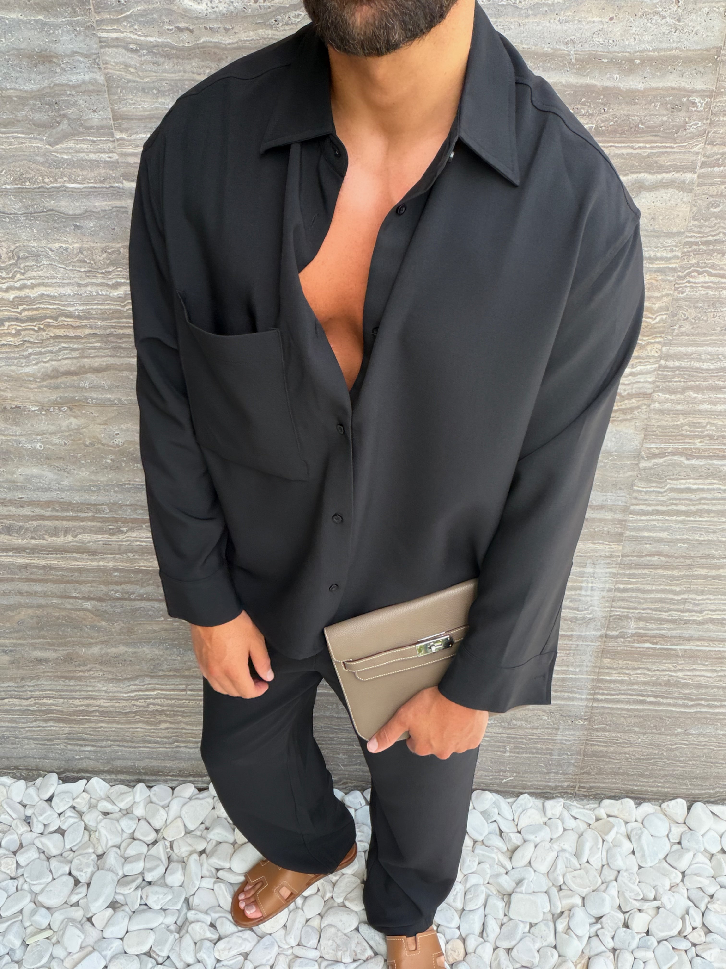 MILOS SHIRT BLACK