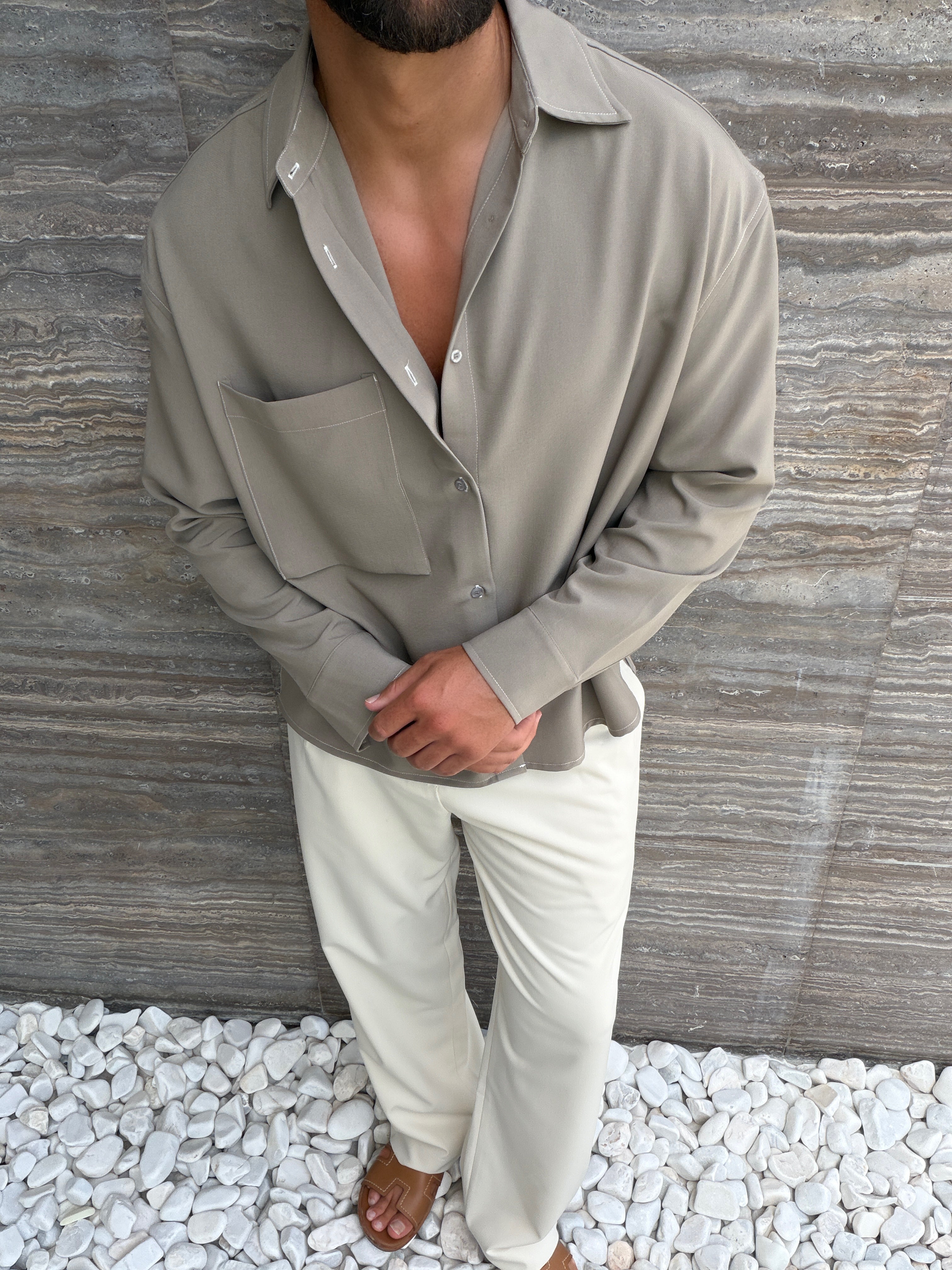 MILOS SHIRT GREY