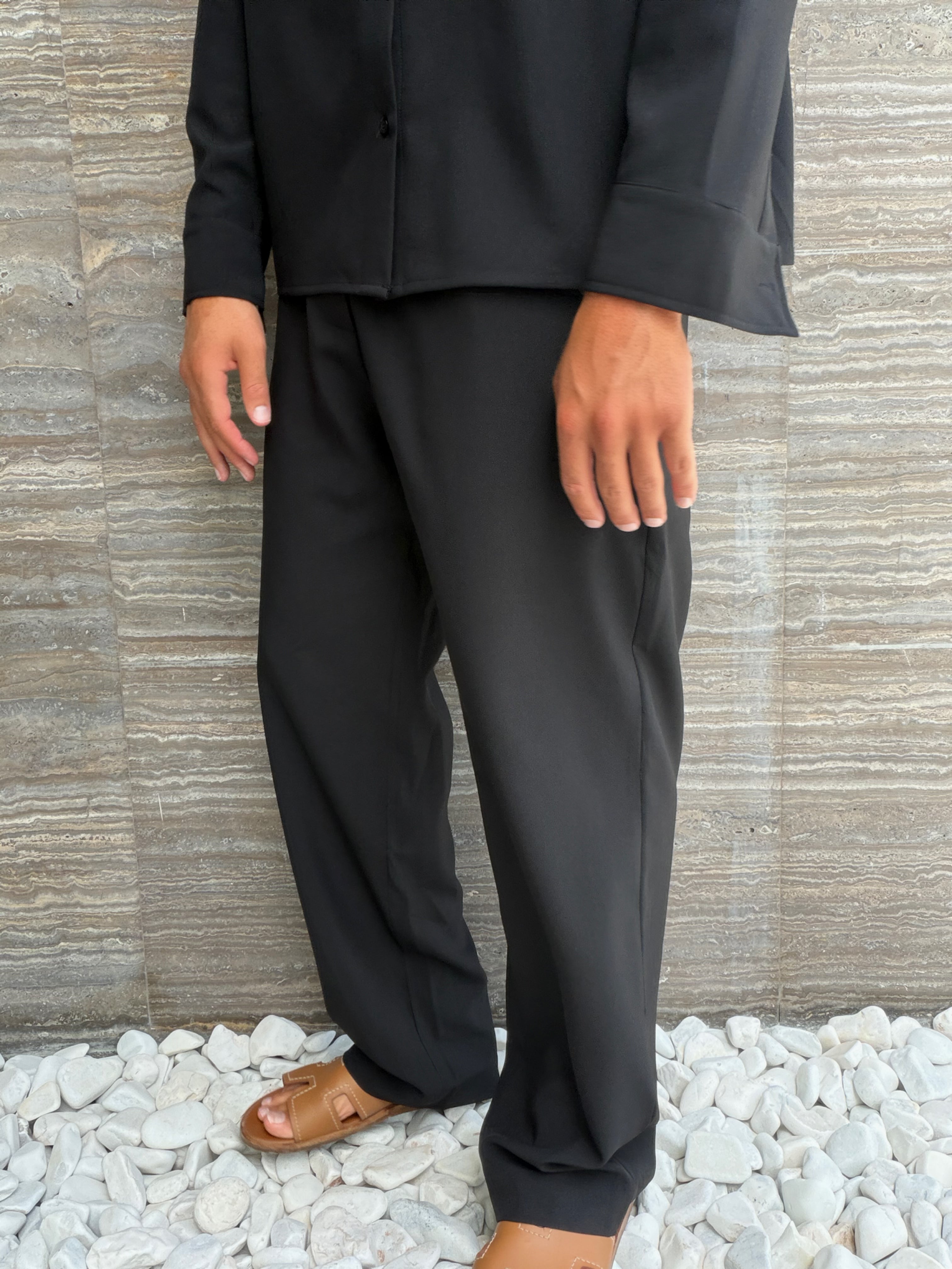MILOS TROUSER BLACK