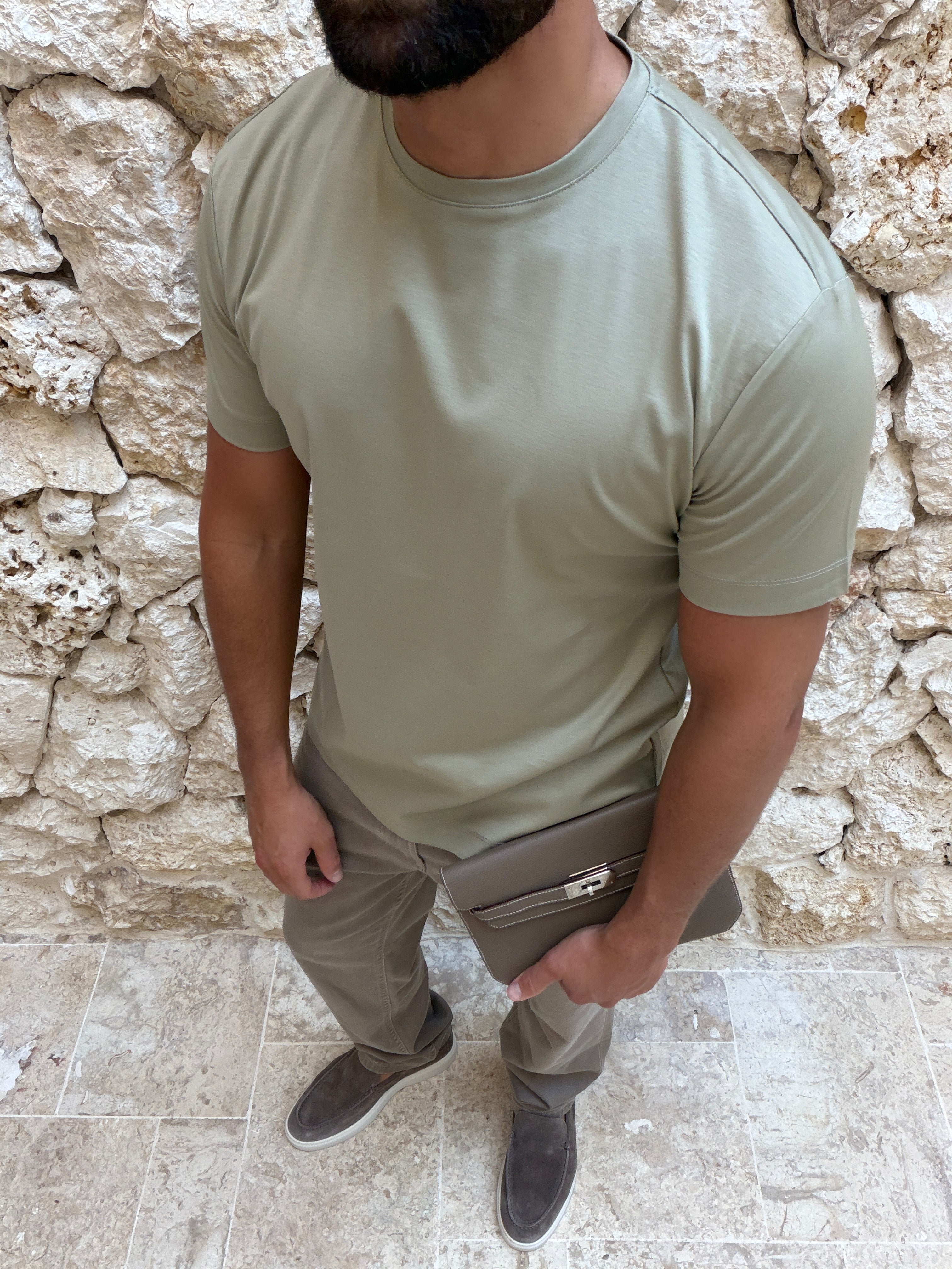 SUPIMA LUXE T-SHIRT KHAKI