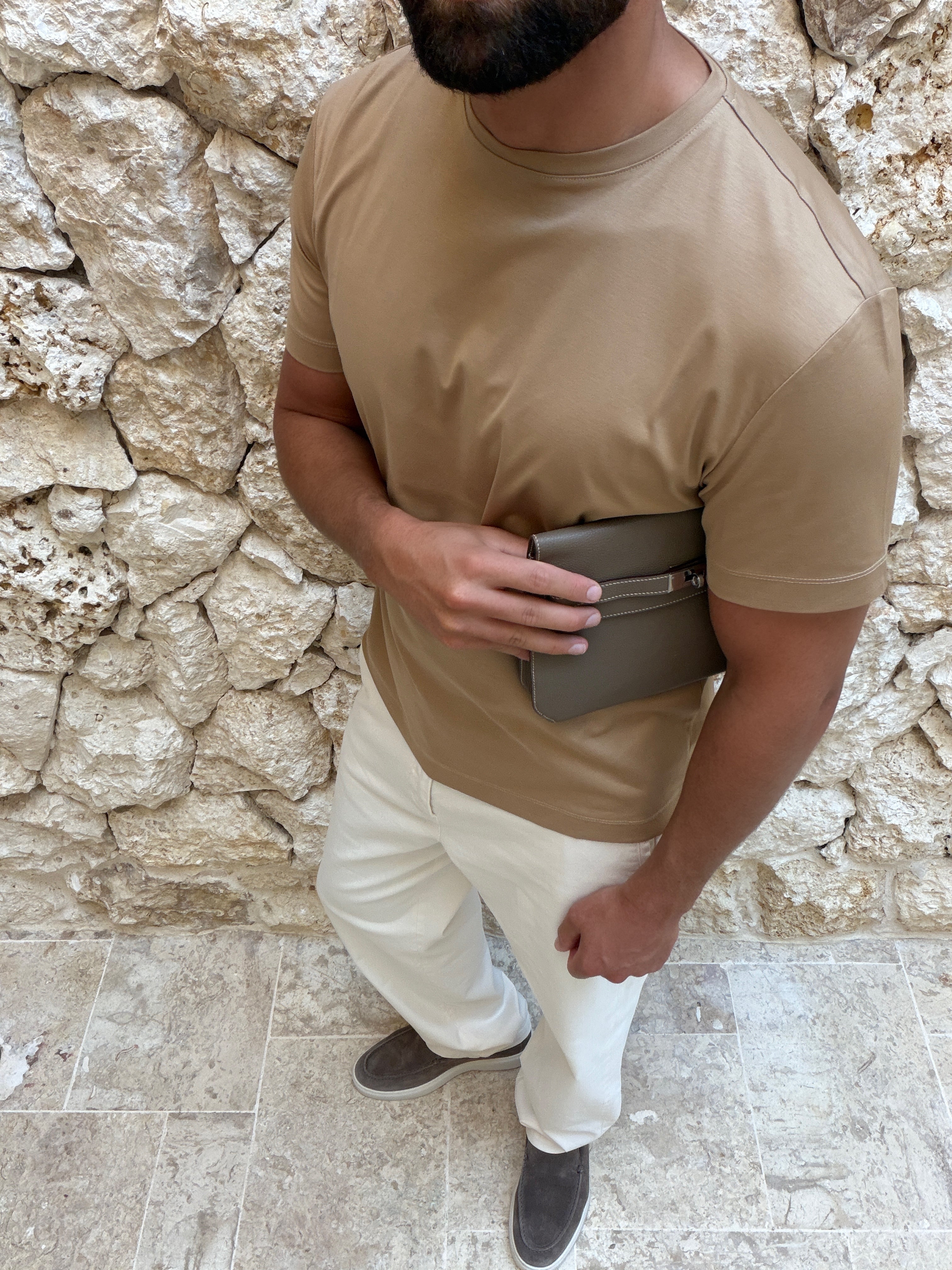 SUPIMA LUXE T-SHIRT TAN