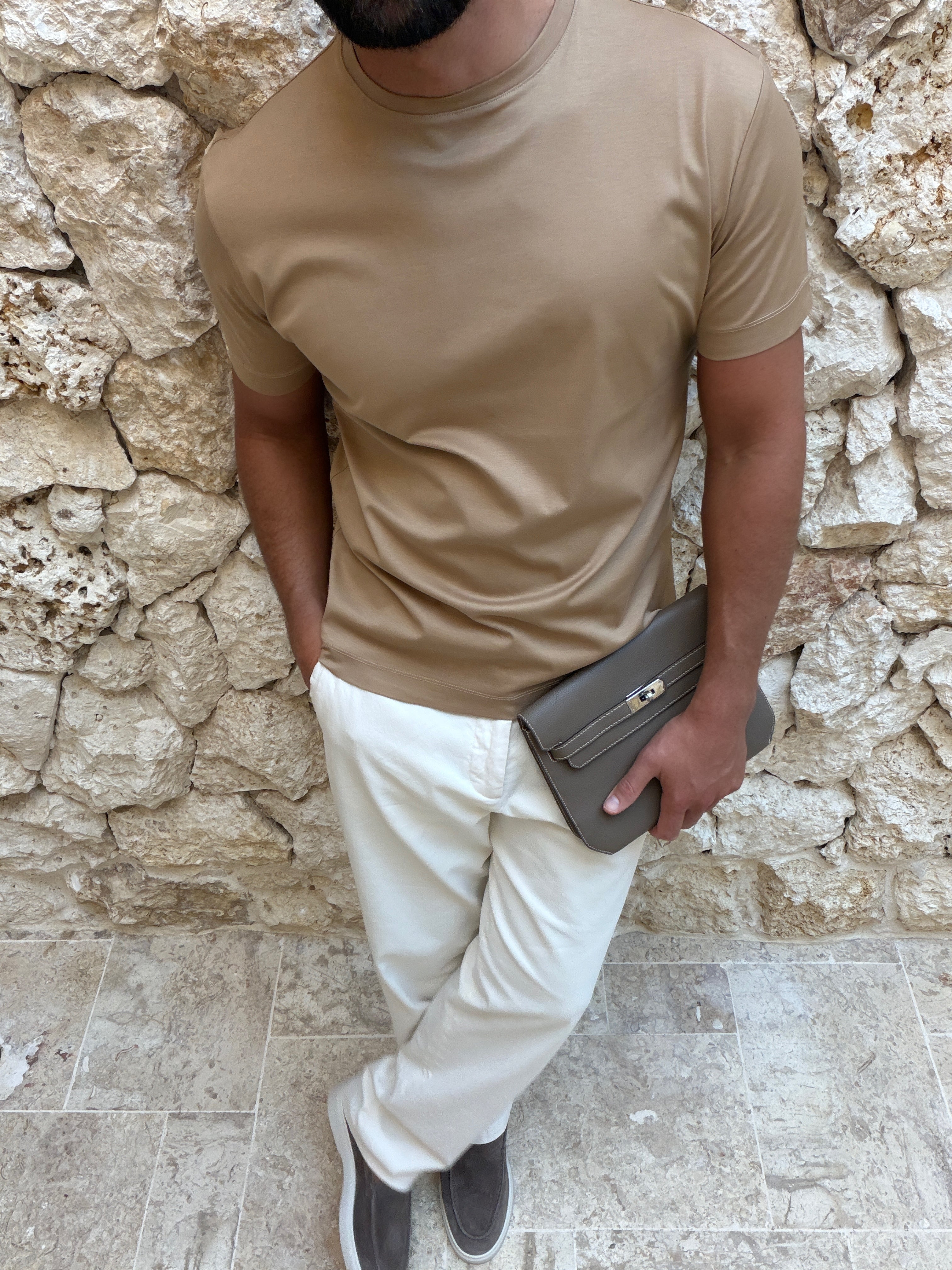 SUPIMA LUXE T-SHIRT TAN