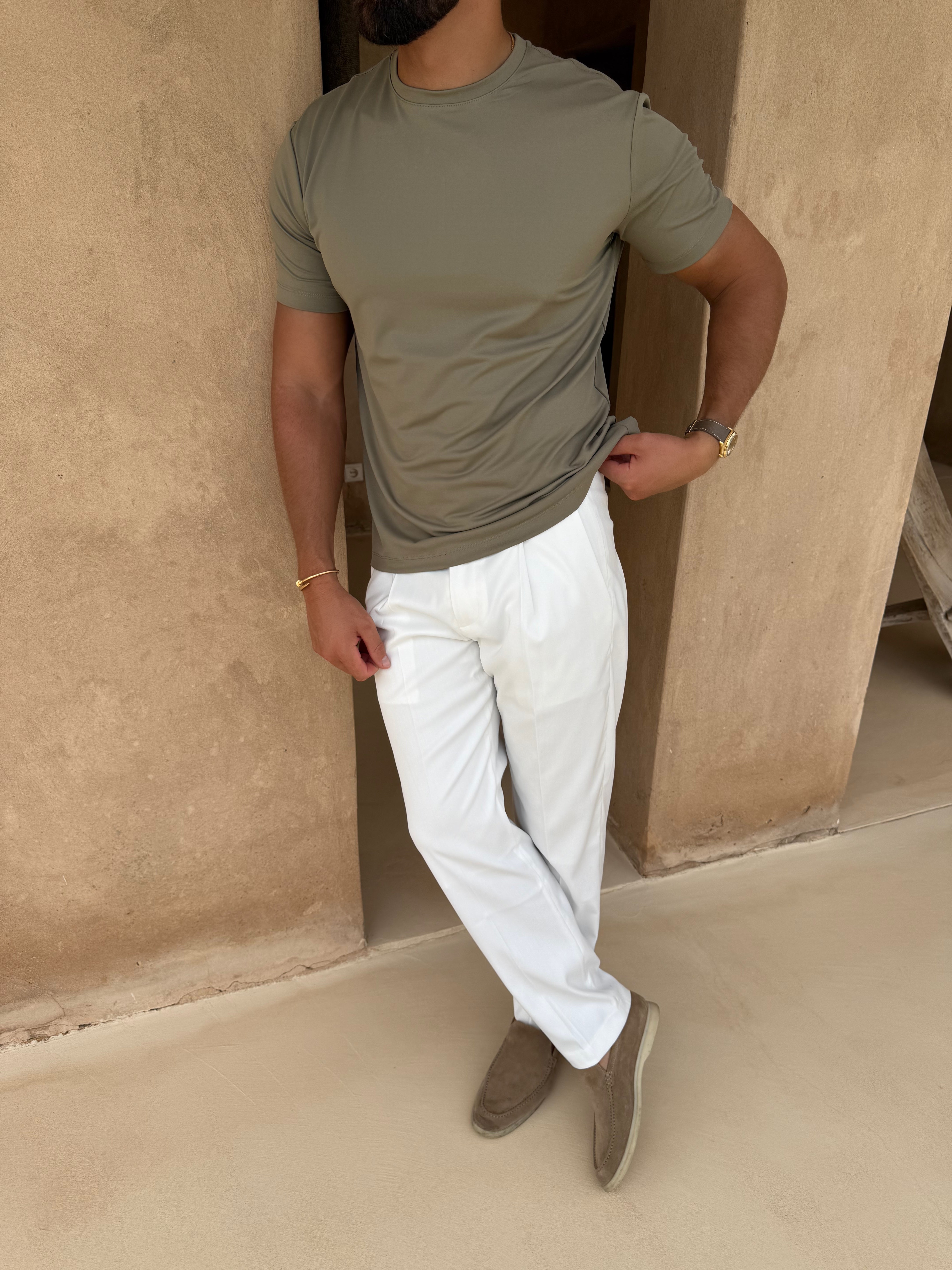 LUXE T-SHIRT KHAKI