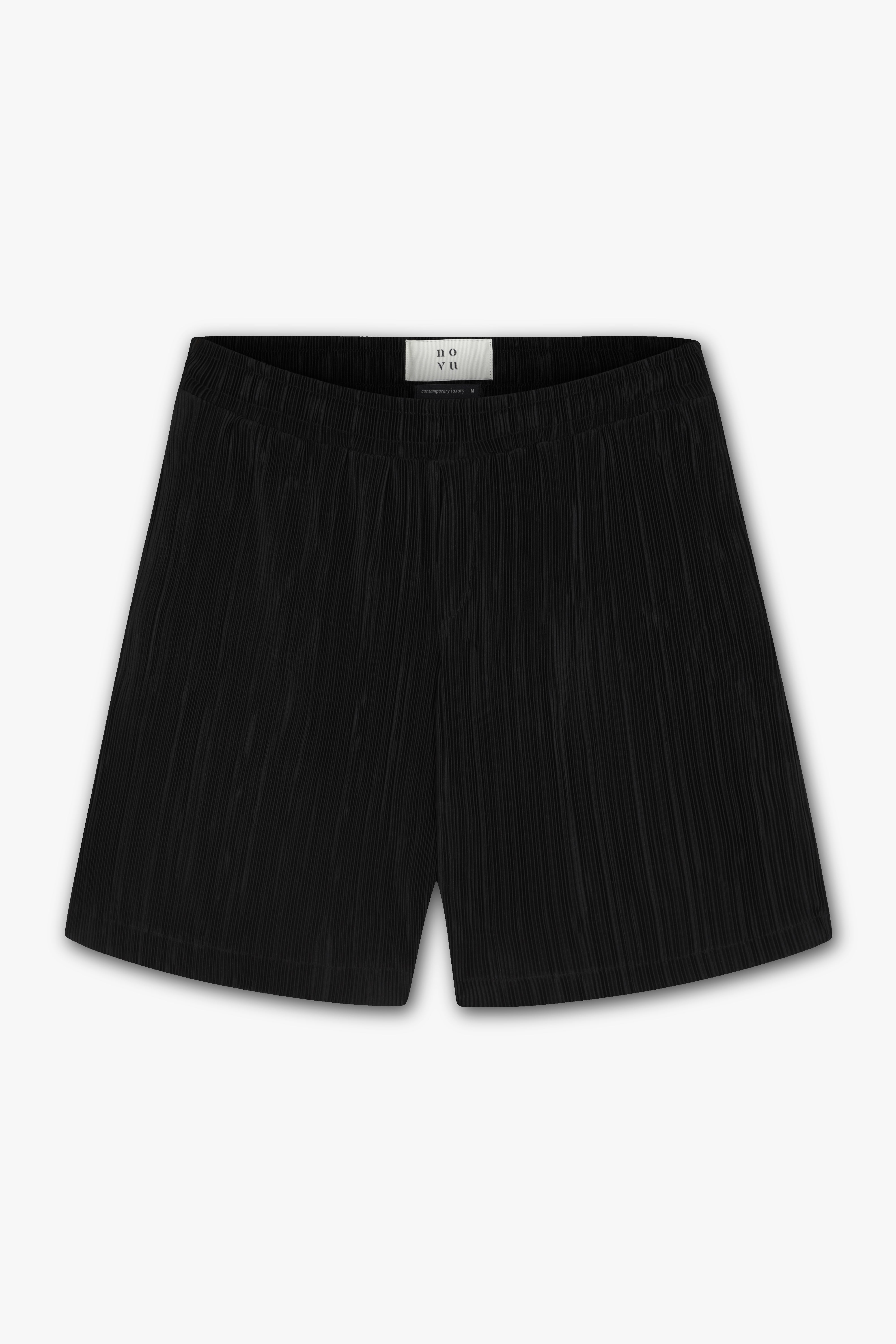 DEIA PLEAT SHORTS BLACK