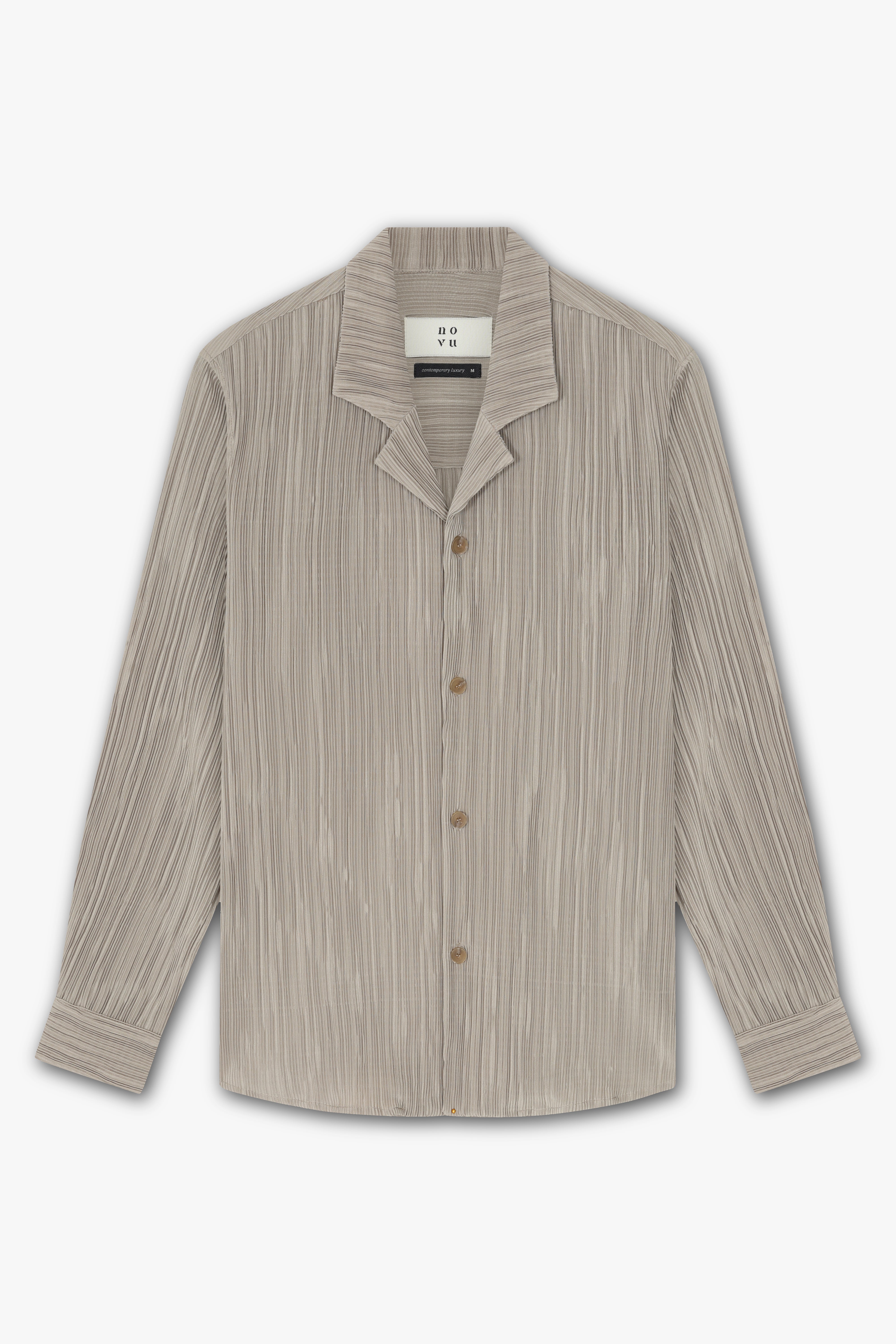 DEIA PLEAT SHIRT SAGE LS