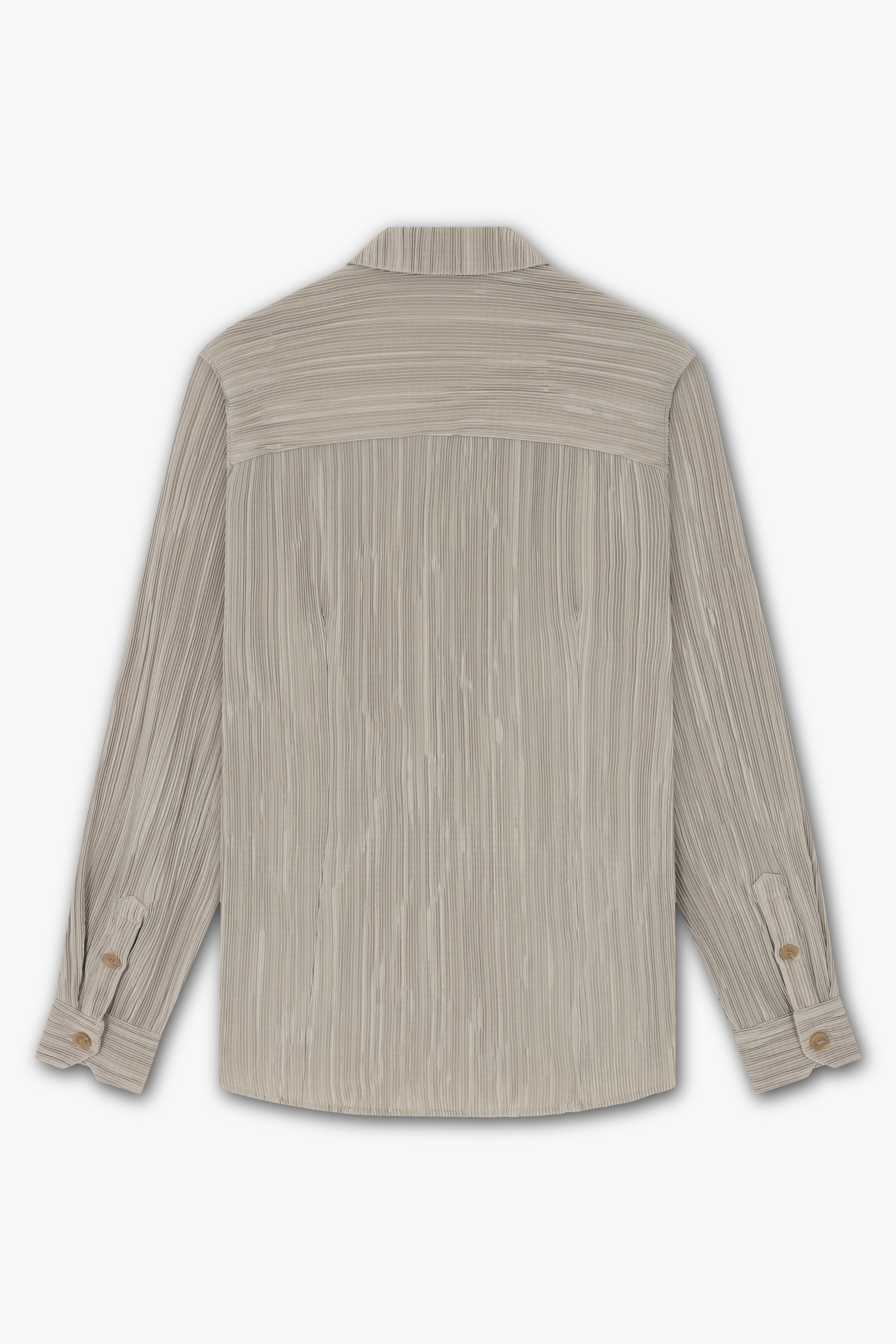 DEIA PLEAT SHIRT SAGE LS