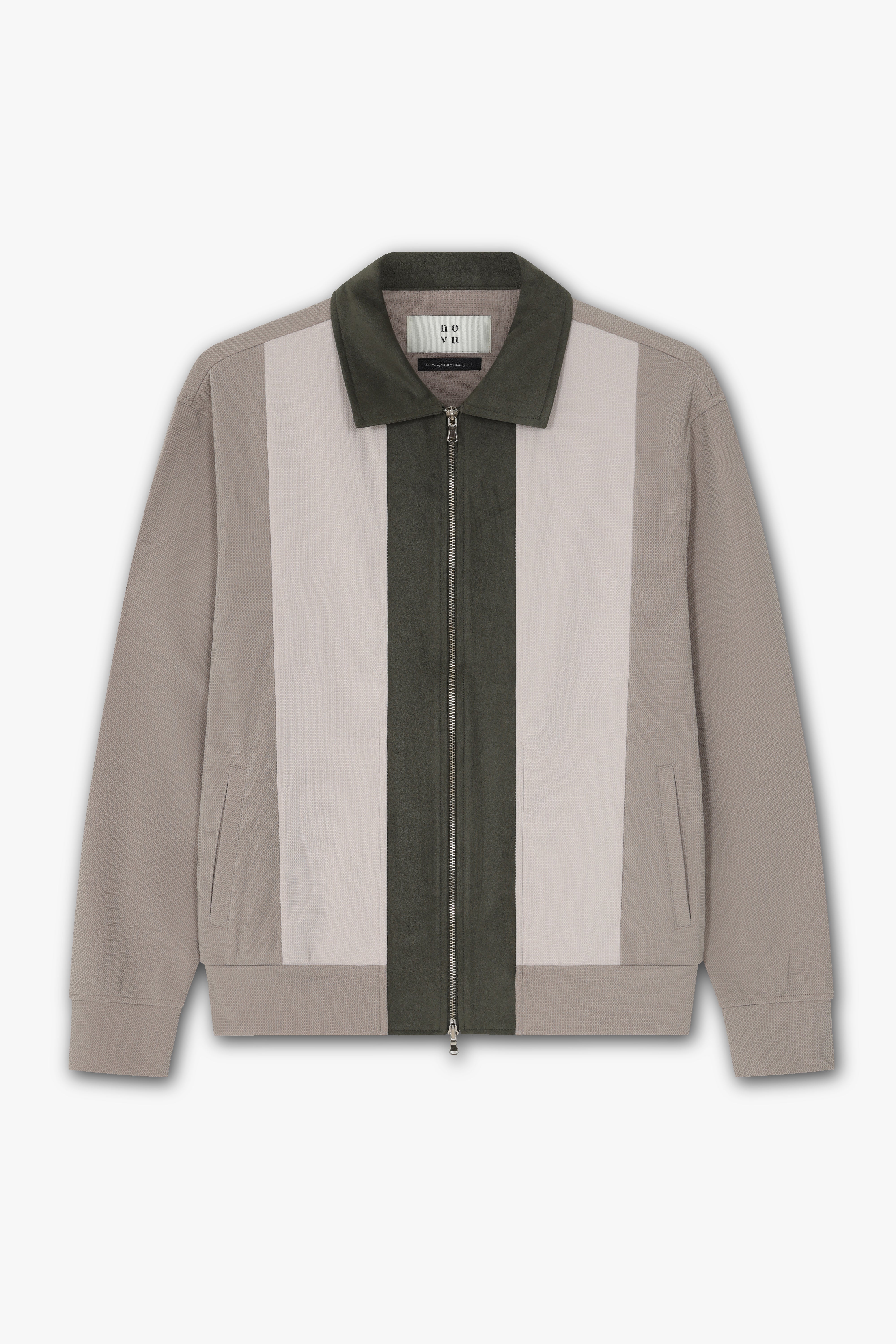 Cruz Zip Jacket Khaki / Beige