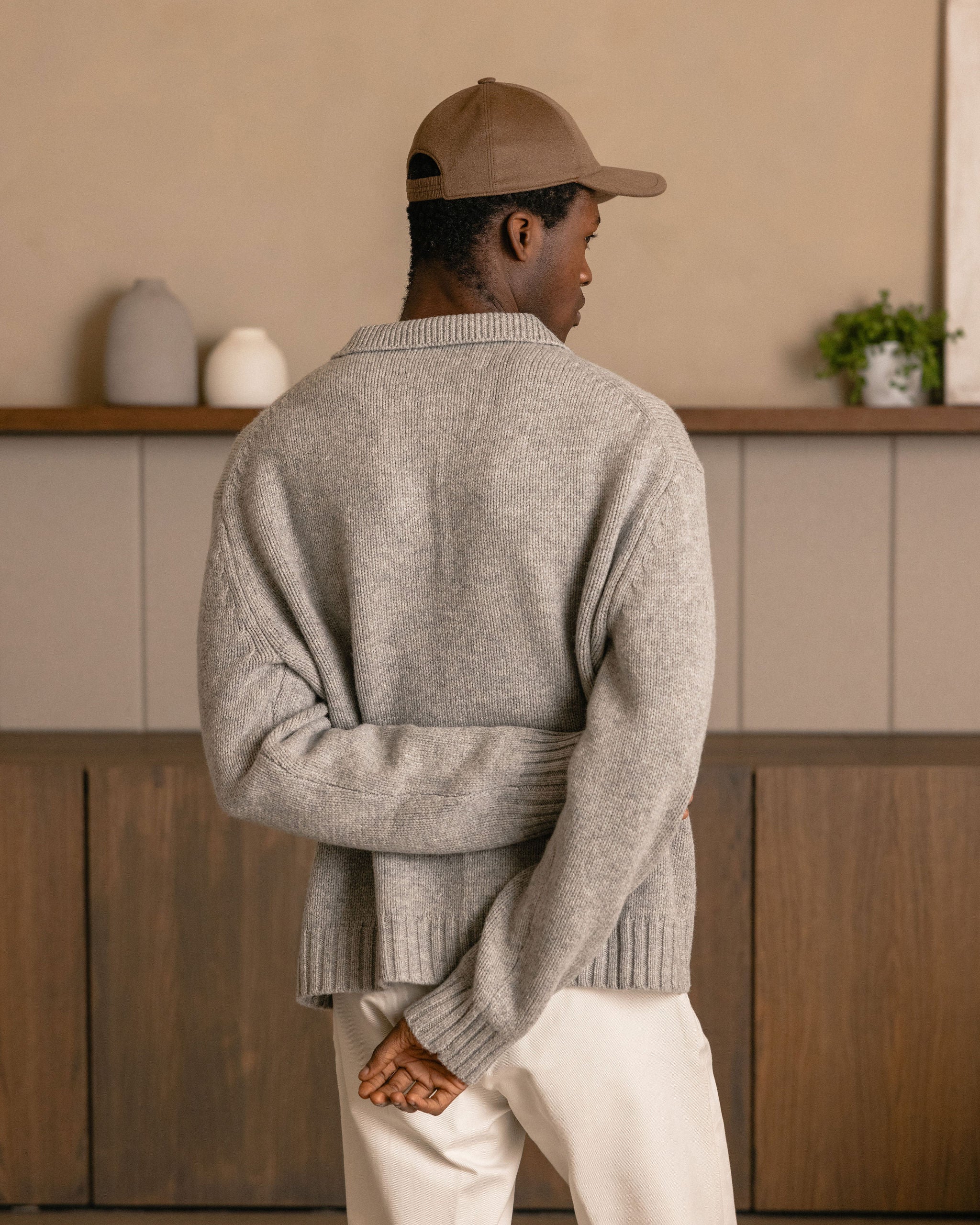 Garçon Knit Sweater Grey Marl