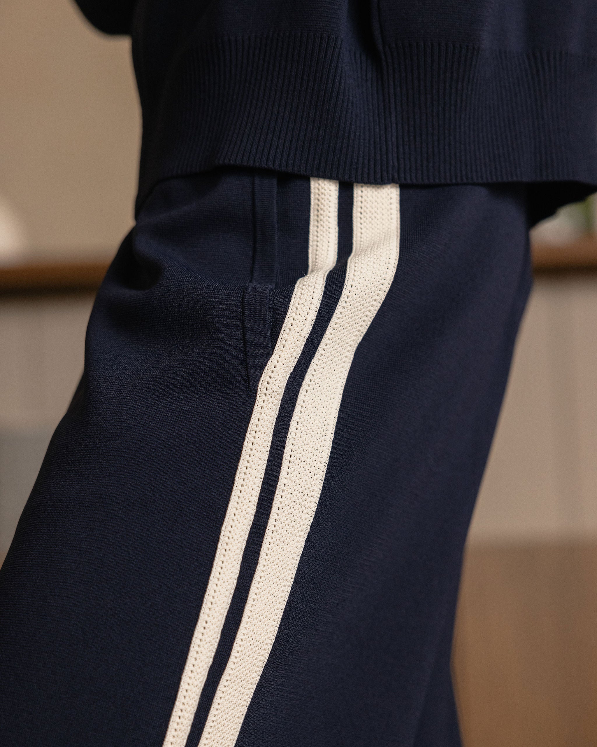 SANTOS KNIT TROUSER NAVY