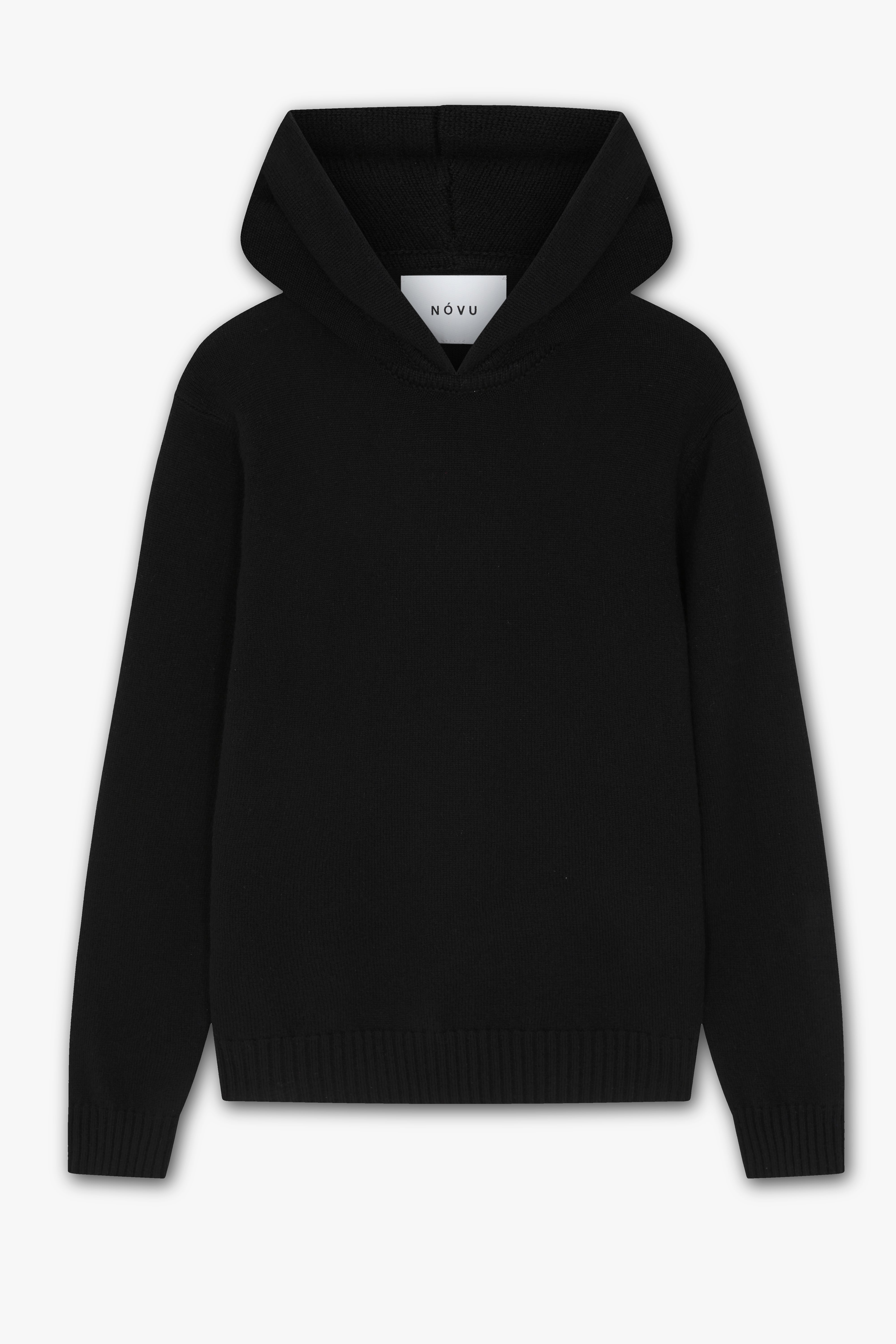 Cashmere Hoodie Black