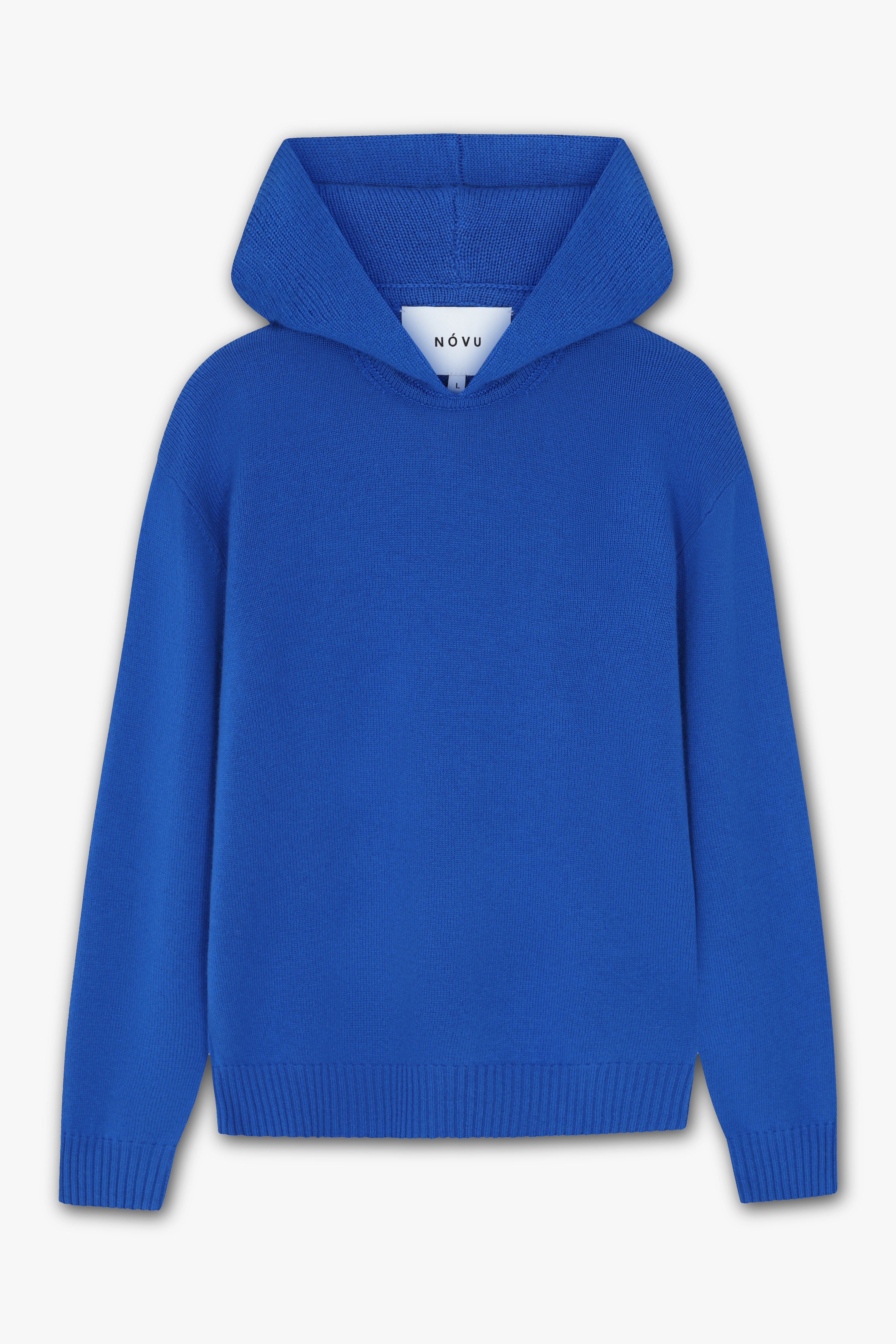 Cashmere Hoodie Cobalt Blue