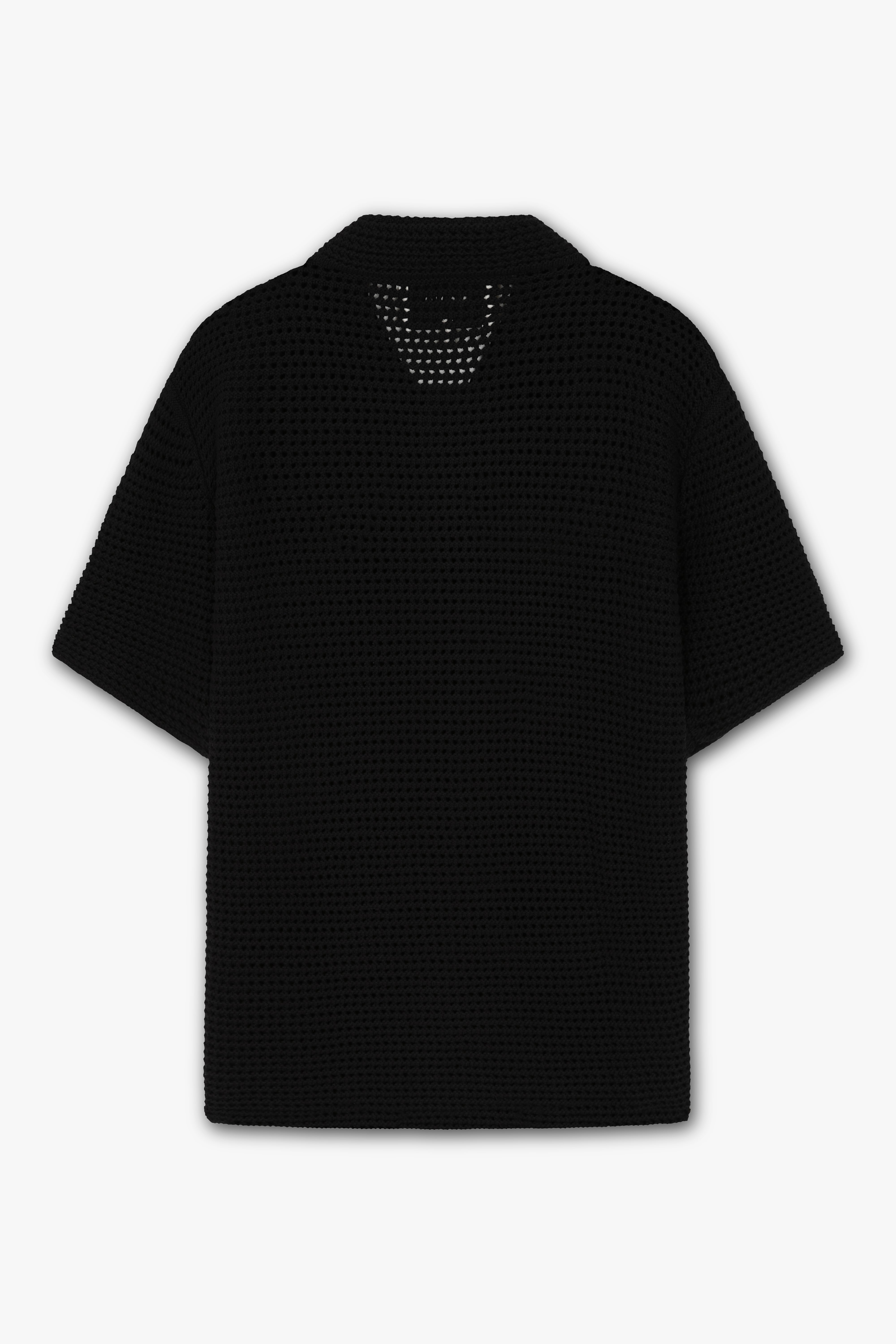 RESORT KNIT SHIRT BLACK