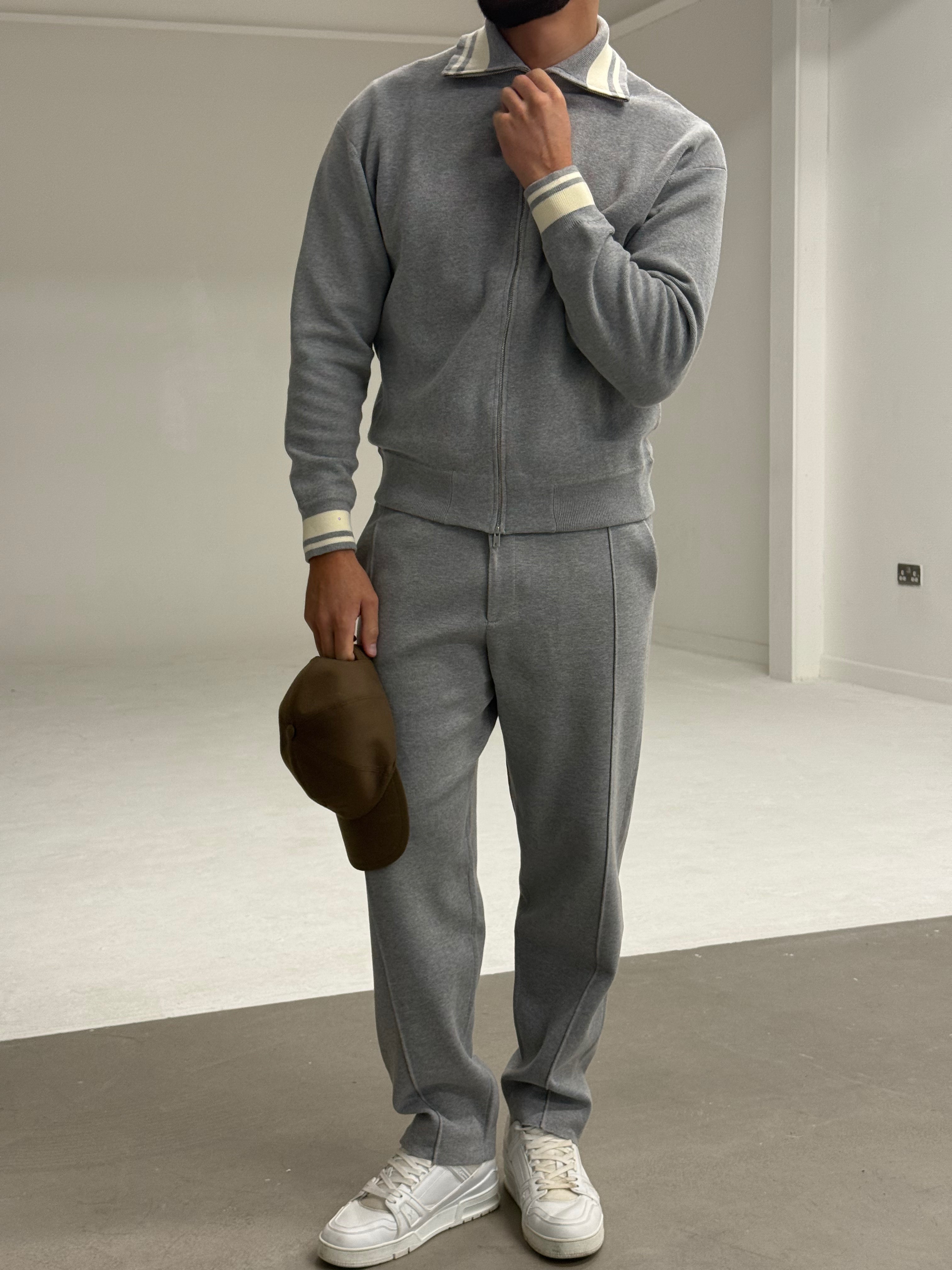 ROCA KNIT JACKET GREY