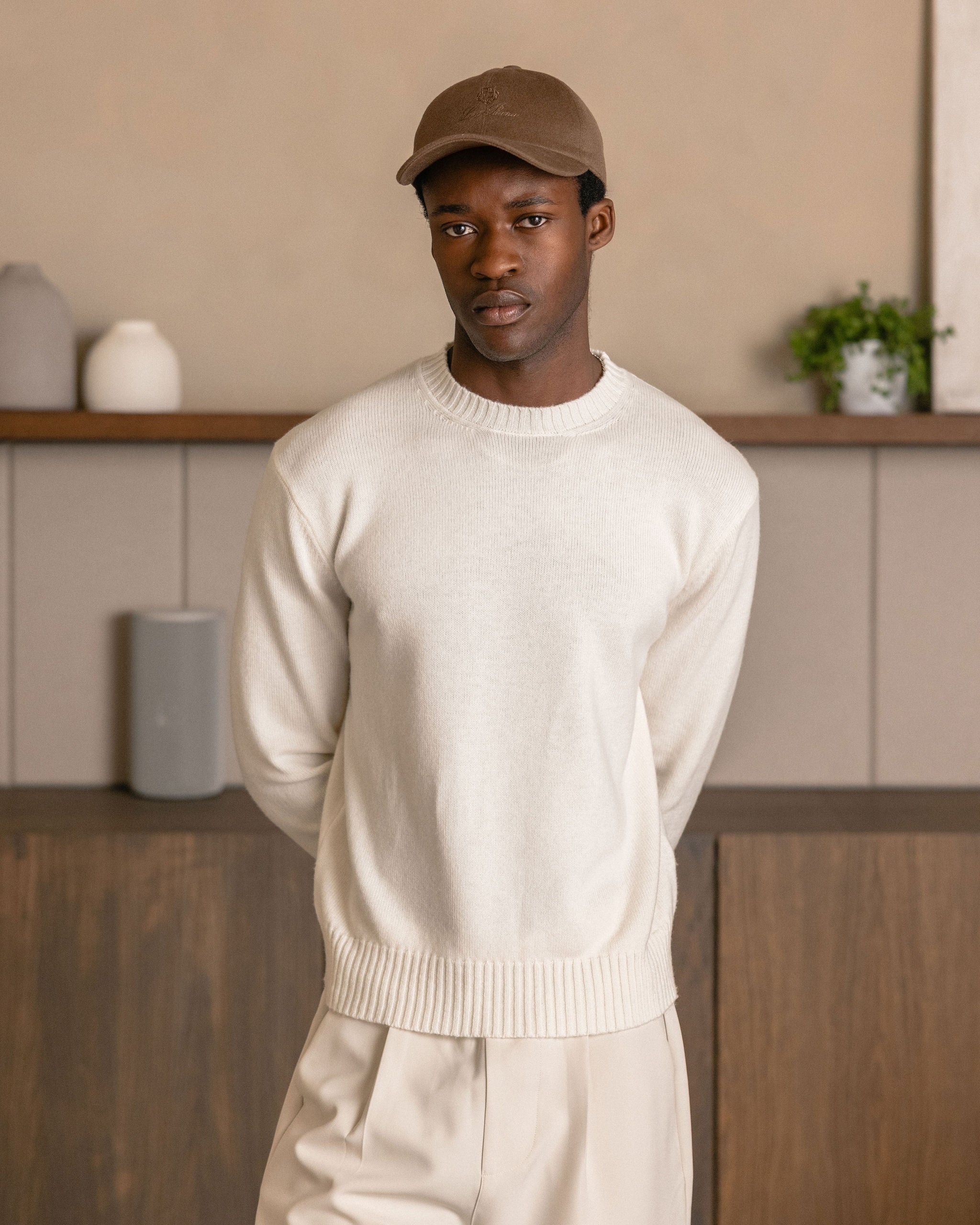 Cashmere Sweater Winter White