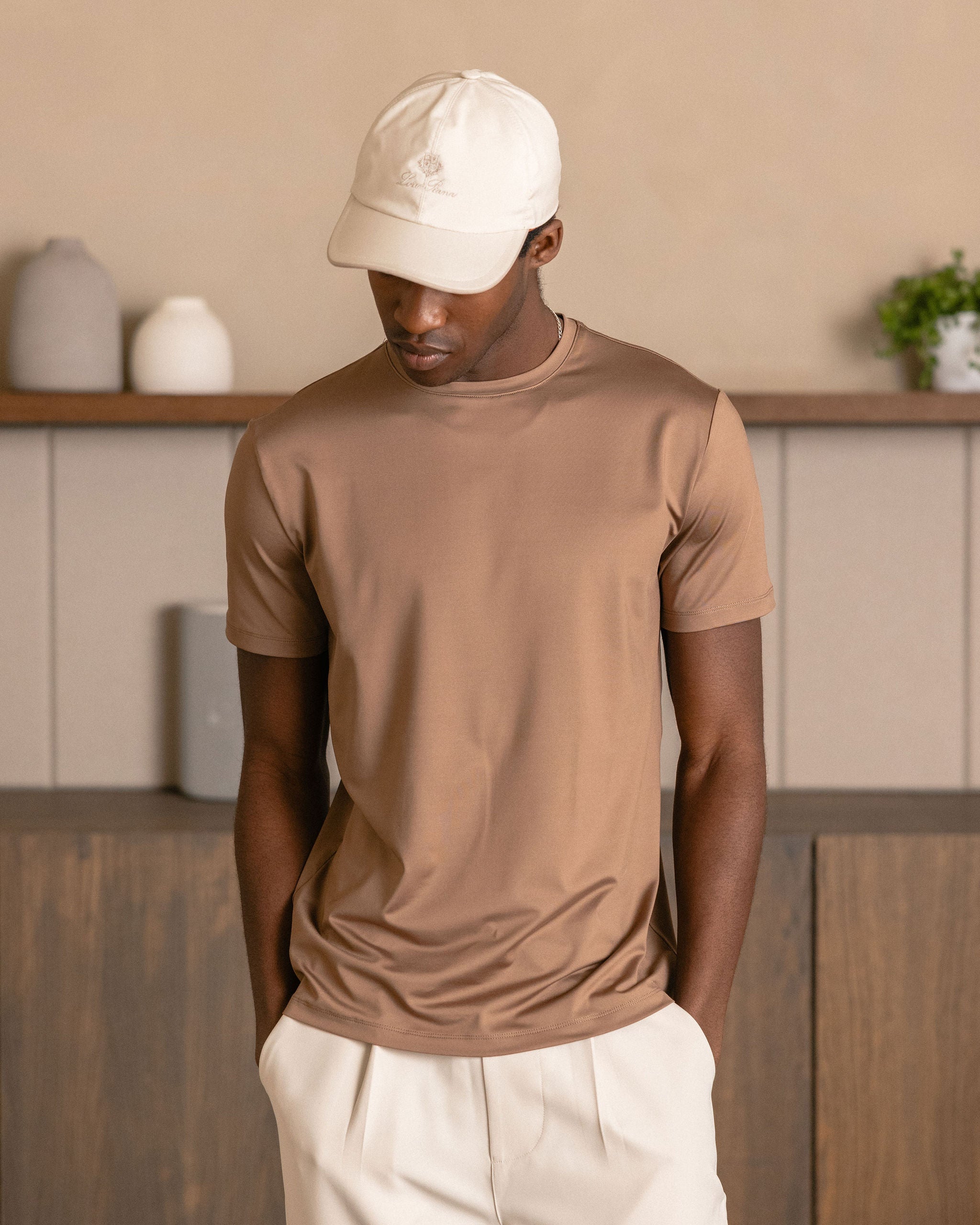 LUXE T-SHIRT TAUPE