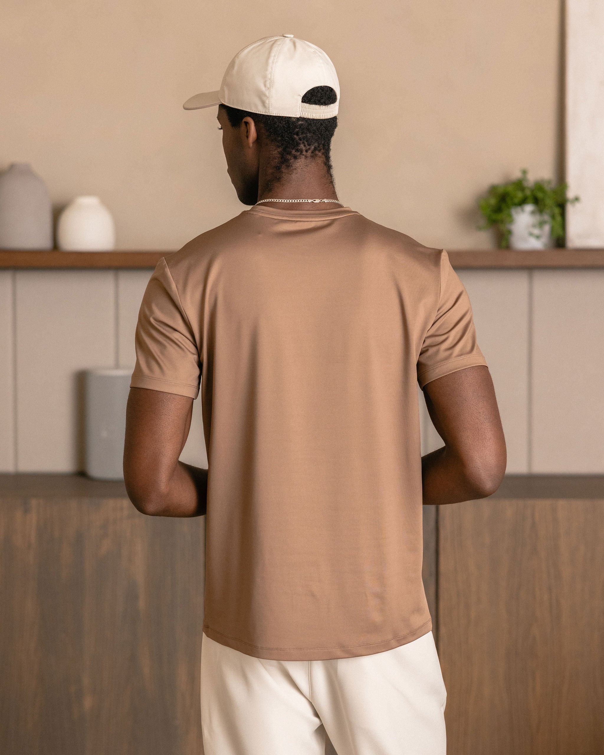 LUXE T-SHIRT TAUPE