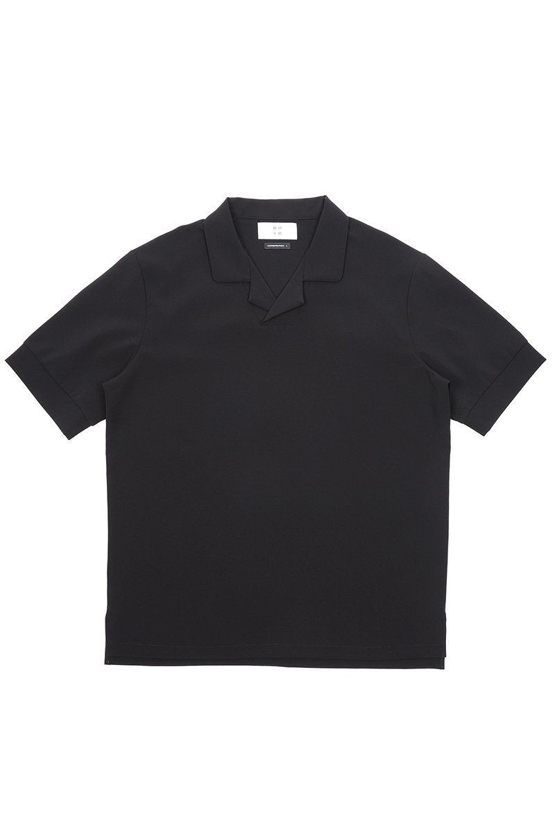 Black polo hotsell shirt no logo