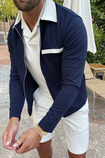 Navy Cruz Jacket